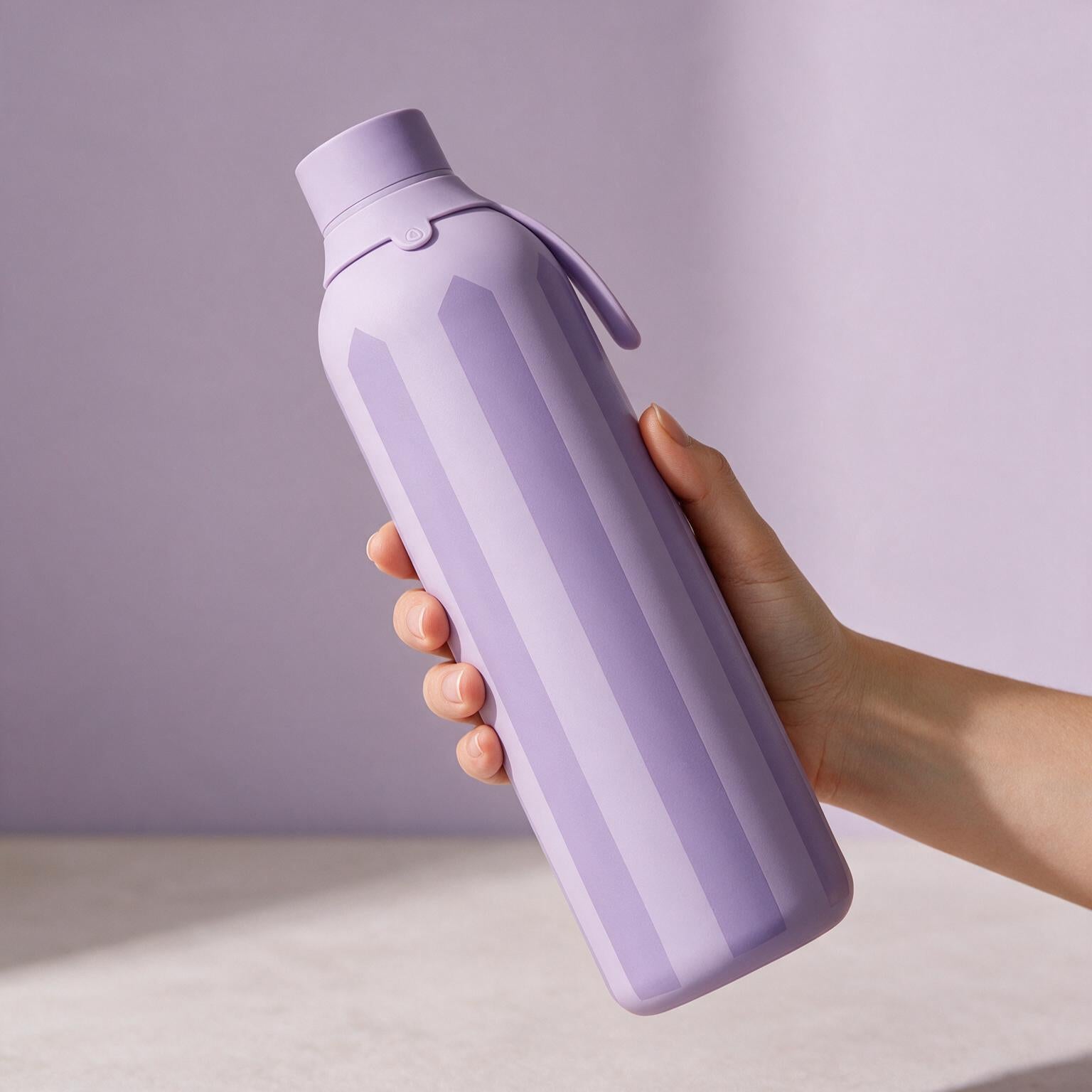 Botella Térmica de Acero Inoxidable con Interior Cerámico y Doble Tapón – Candy Lines | Aurea