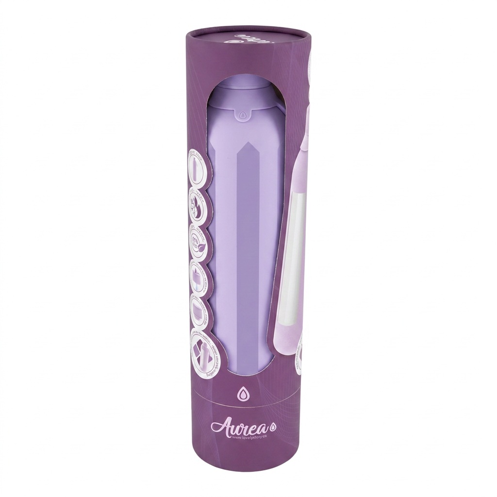 Botella Térmica de Acero Inoxidable con Interior Cerámico y Doble Tapón – Candy Lines | Aurea