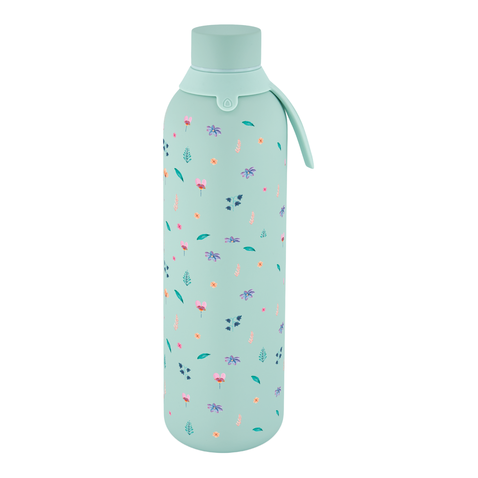 Botella Térmica de Acero Inoxidable con Interior Cerámico y Doble Tapón – Little Bloom | Aurea