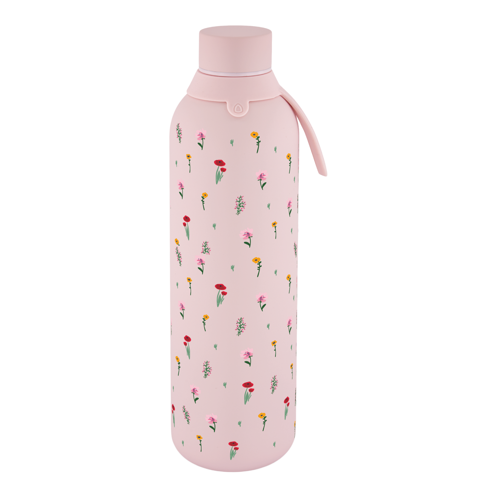Botella Térmica de Acero Inoxidable con Interior Cerámico y Doble Tapón – Little Bloom | Aurea