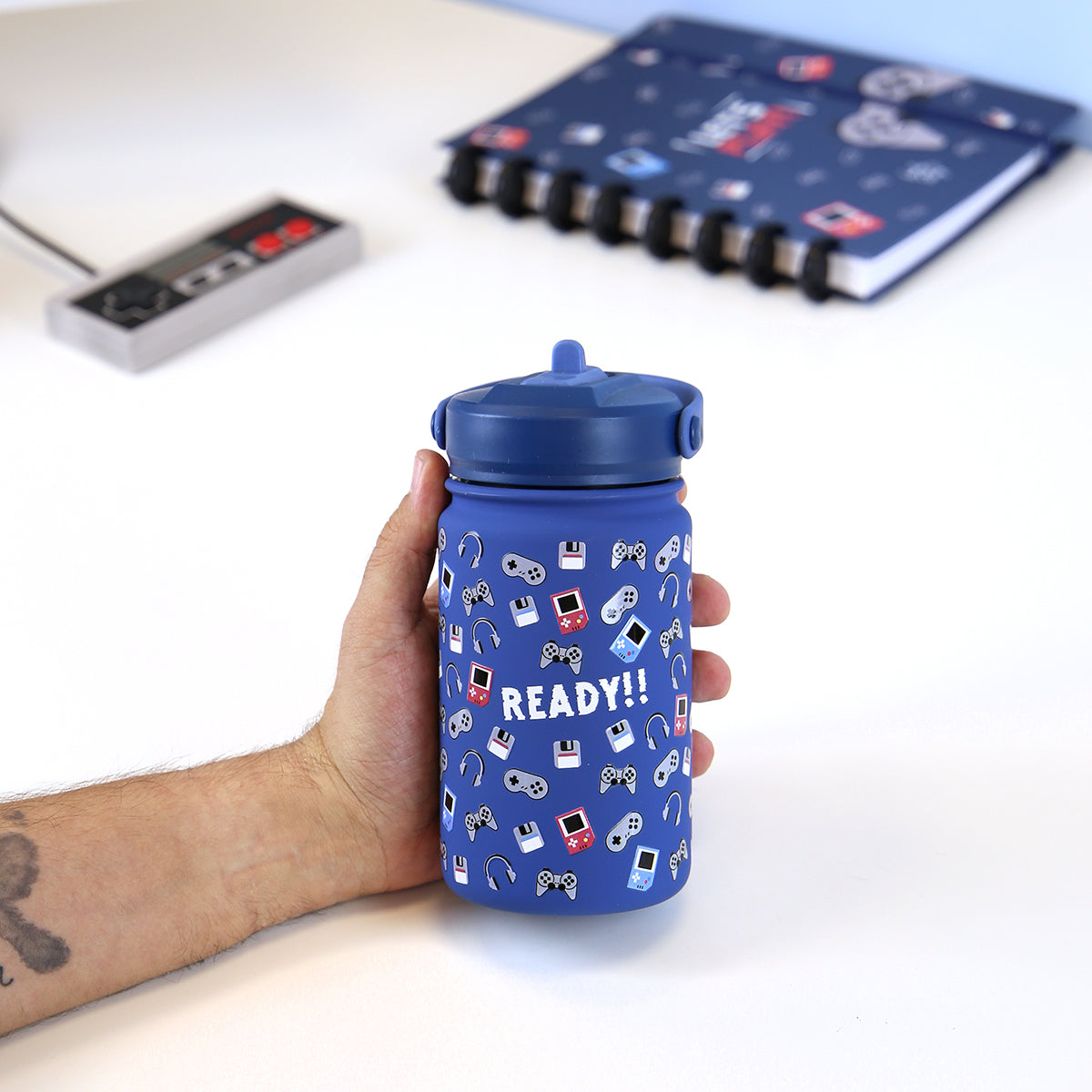 Botella infantil de acero inoxidable - Play Mode