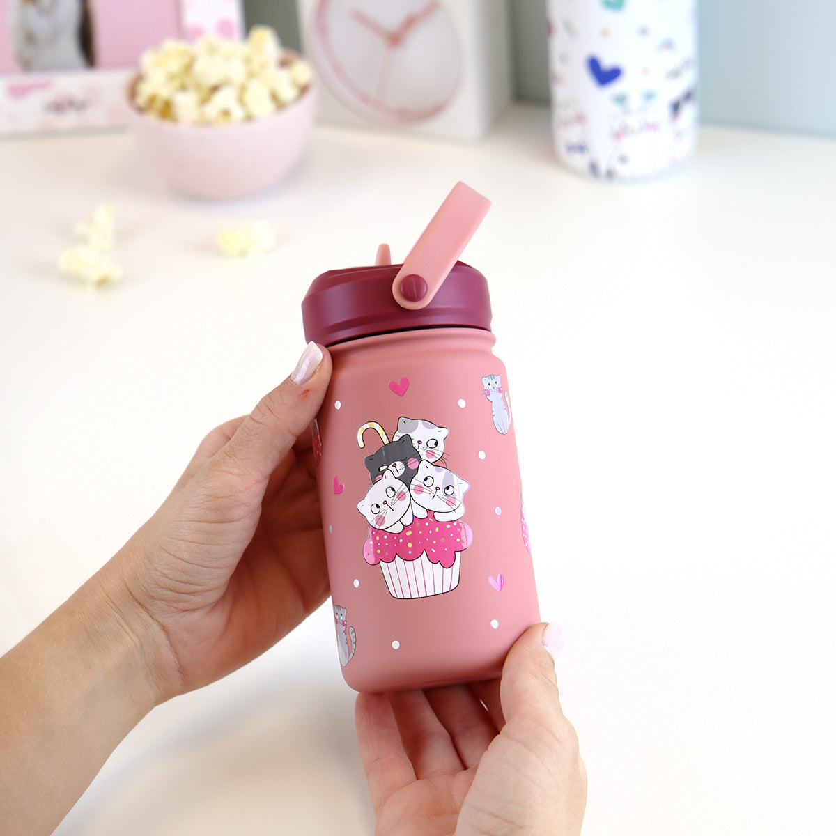 Botella infantil de acero inoxidable - Kitty World
