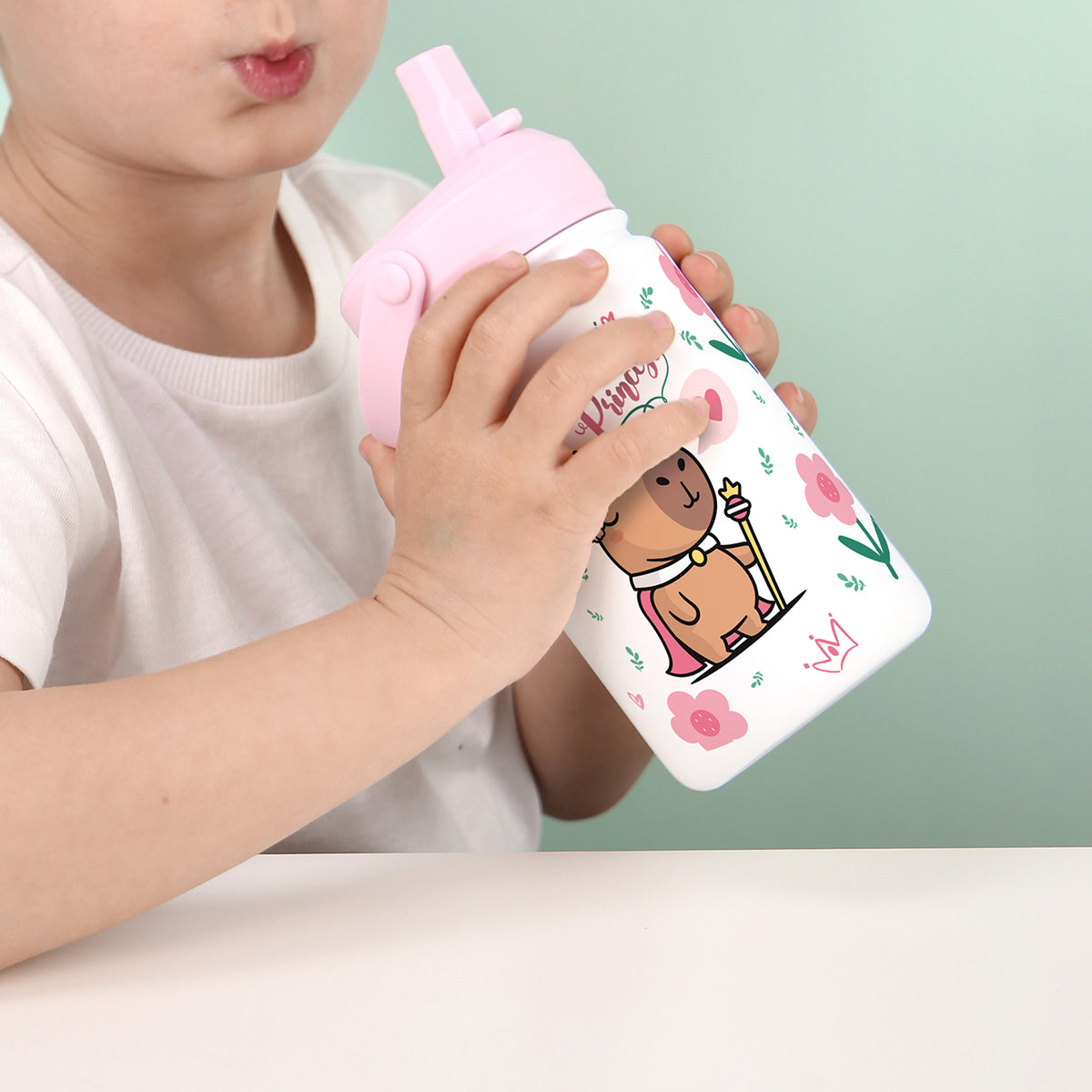 Botella infantil de acero inoxidable - Capibara