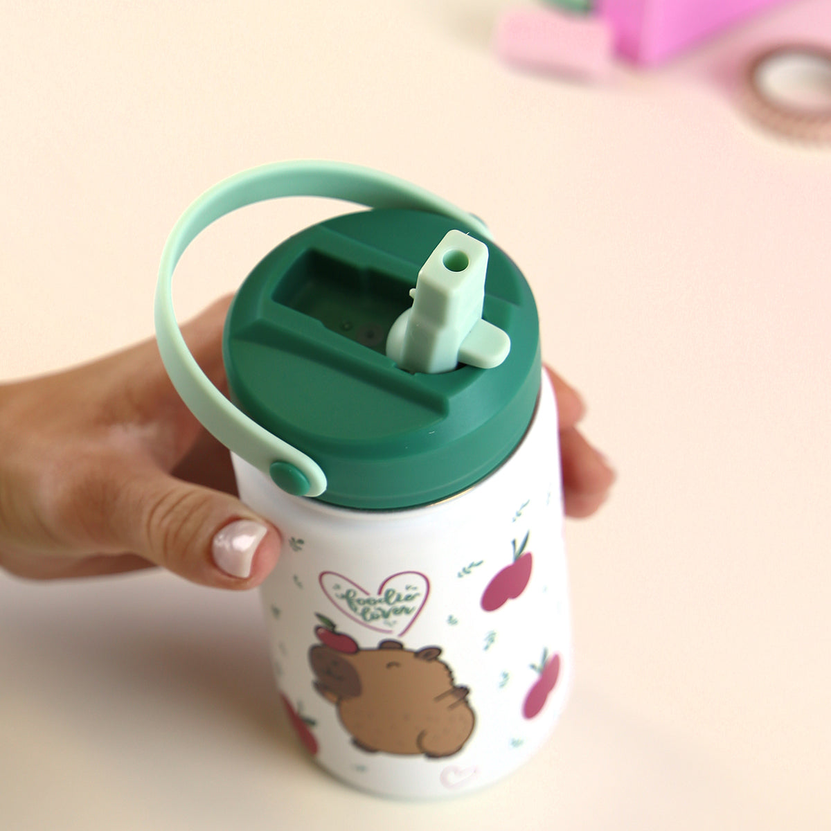 Botella infantil de acero inoxidable - Capibara