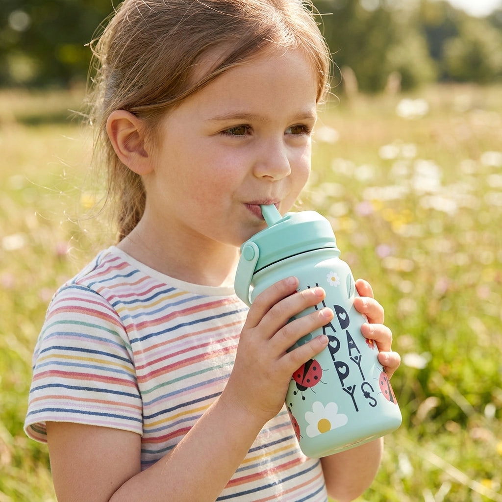 Botella térmica infantil 330 ml - Happy Days - Mint