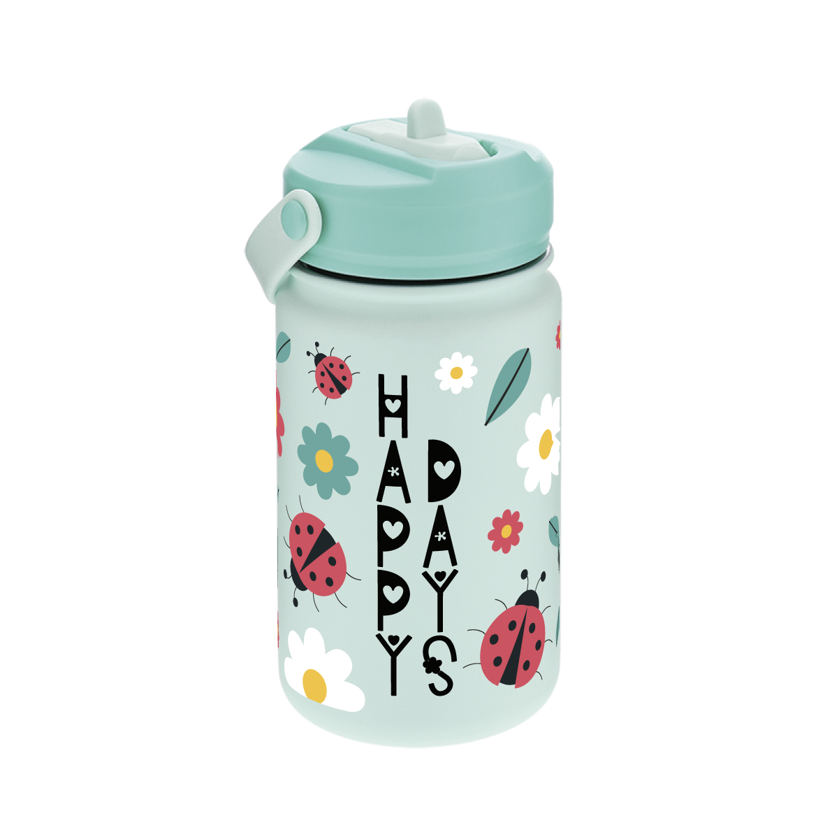 Botella térmica infantil 330 ml - Happy Days - Mint