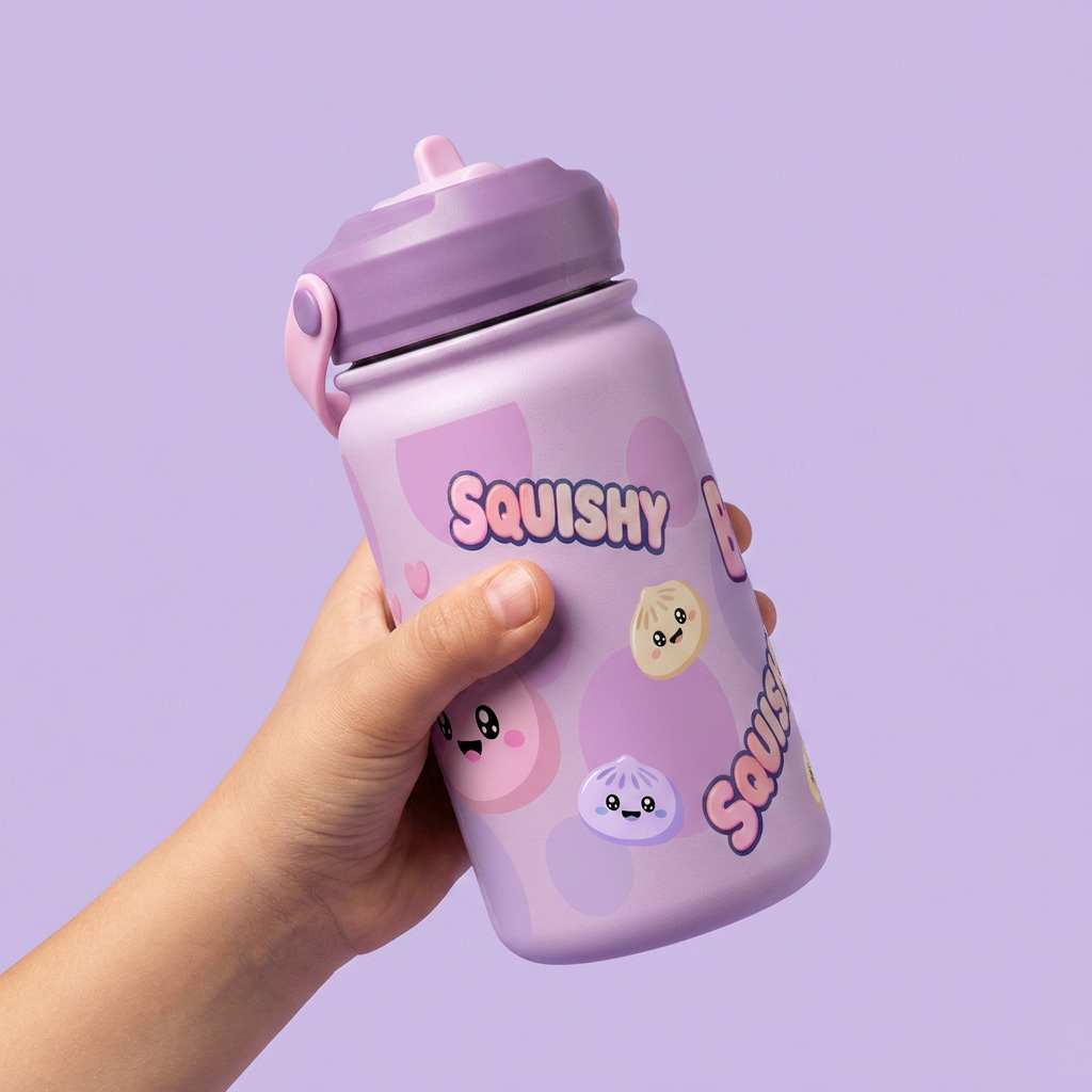 Botella Térmica de Acero Inoxidable con Adaptador Infantil – Lovely Bao | Lovely Story