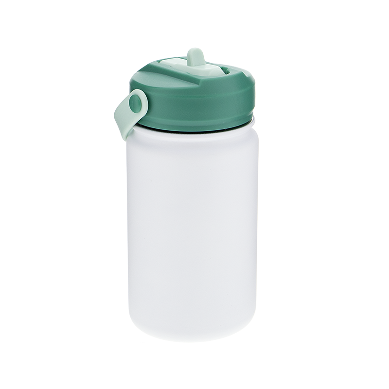 Botella acero 330ml con adaptador infantil con pajita - Lisa