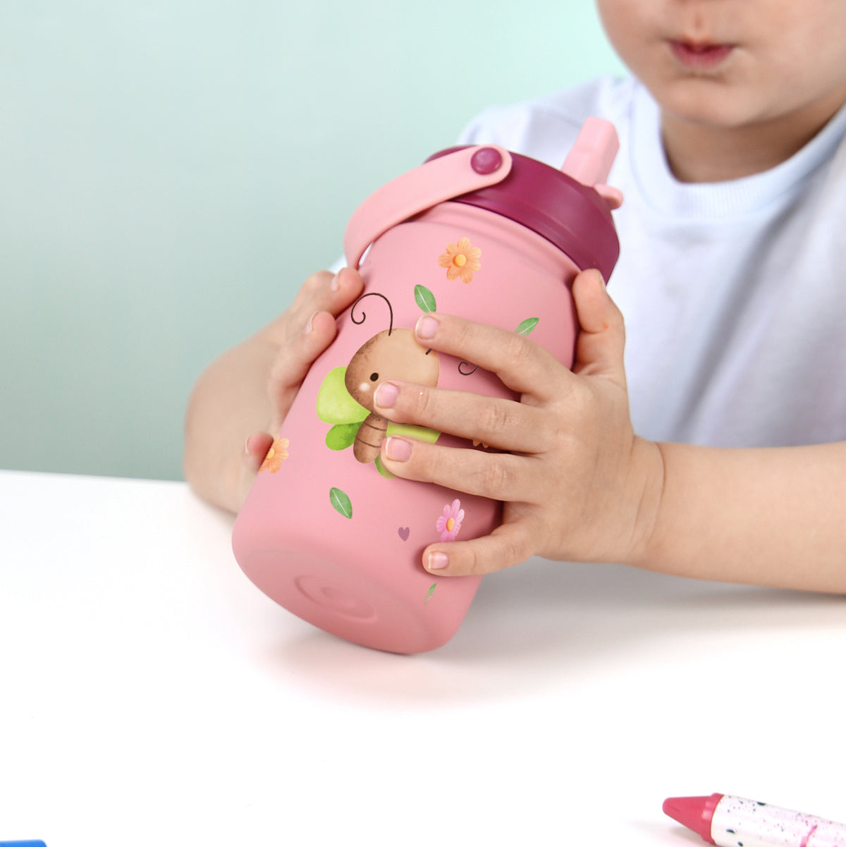 Botella infantil de acero inoxidable - Little Bugs