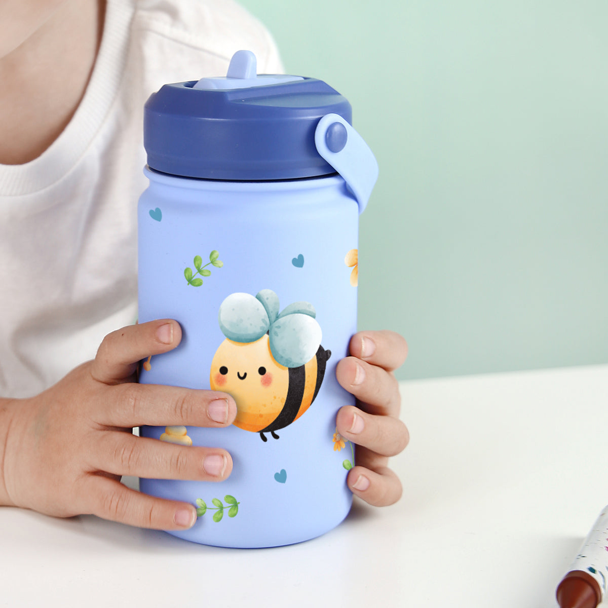 Botella infantil de acero inoxidable - Little Bugs