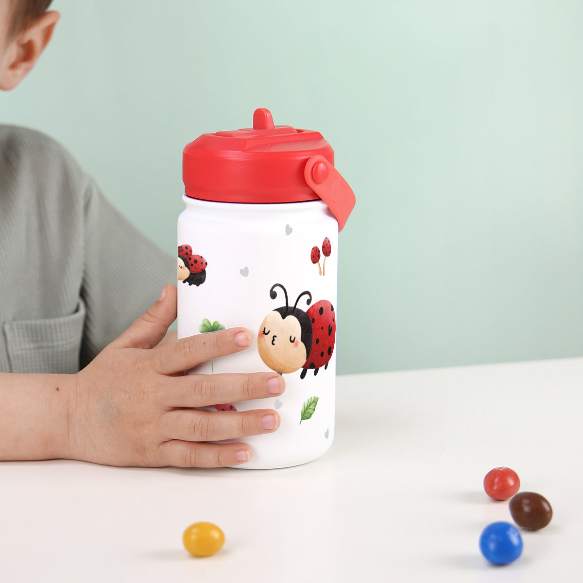 Botella infantil de acero inoxidable - Little Bugs