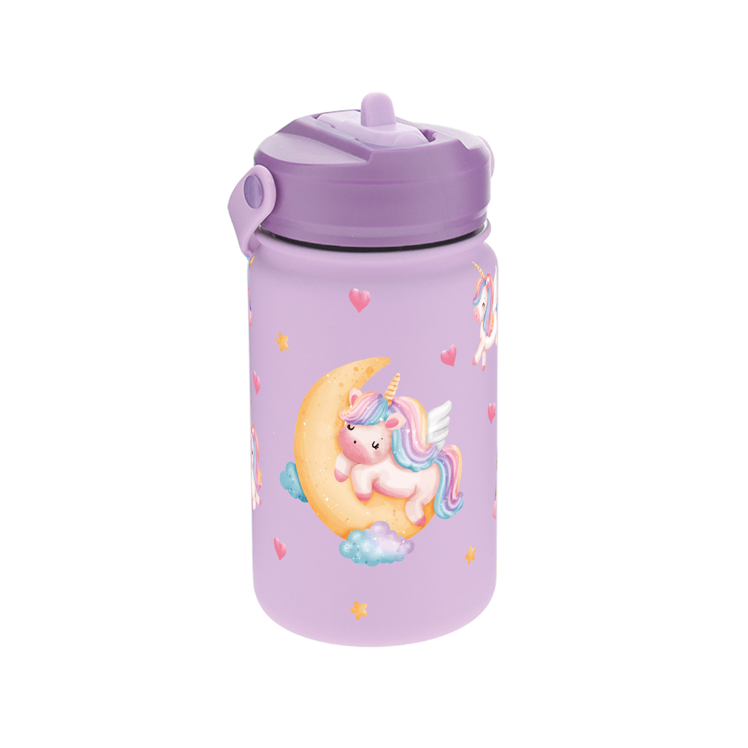 Botella Térmica de Acero Inoxidable con Adaptador Infantil – Magic Unicorn | Aurea Kids