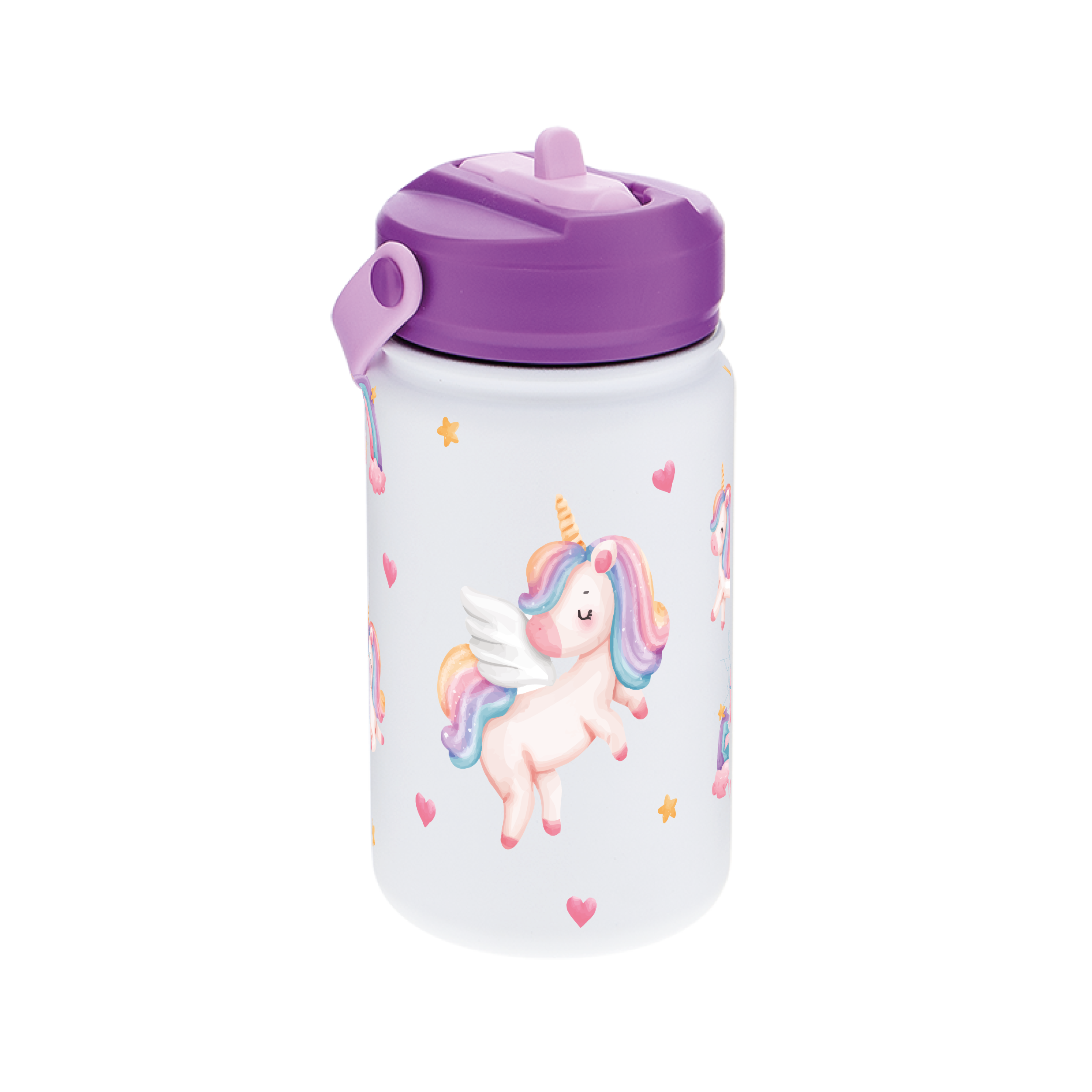 Botella Térmica de Acero Inoxidable con Adaptador Infantil – Magic Unicorn | Aurea Kids