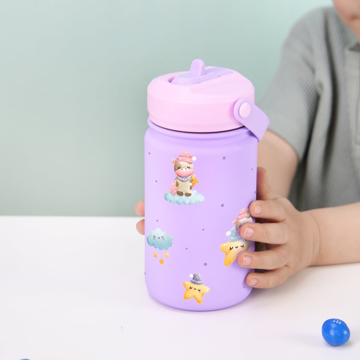Botella Térmica de Acero Inoxidable con Adaptador Infantil – Sweet Dreams | Aurea Kids