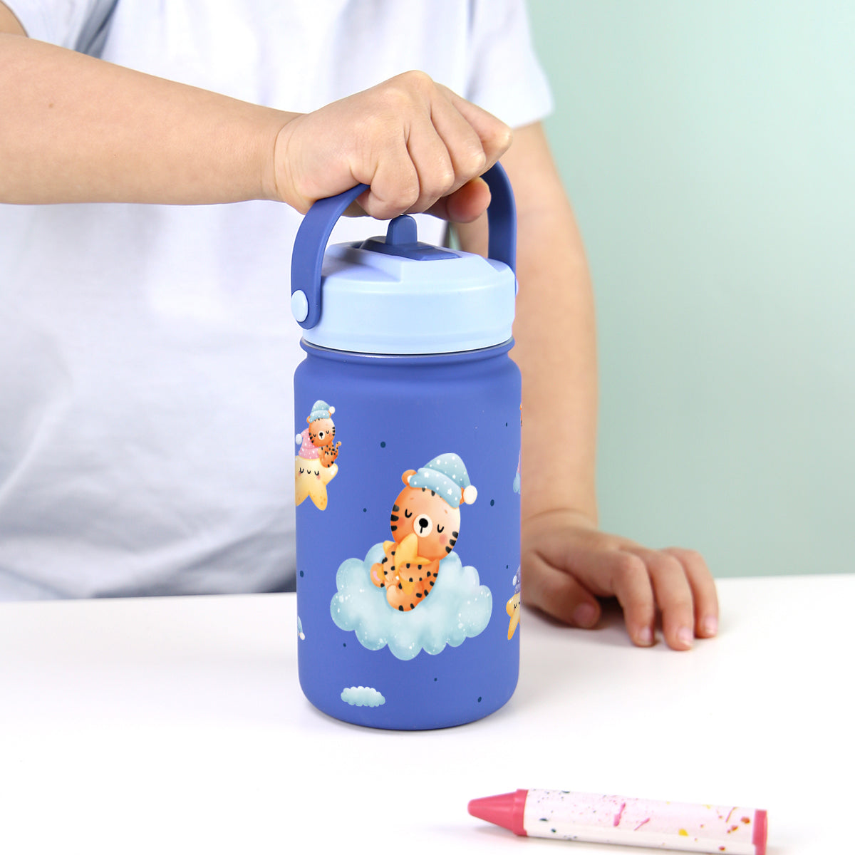 Botella Térmica de Acero Inoxidable con Adaptador Infantil – Sweet Dreams | Aurea Kids
