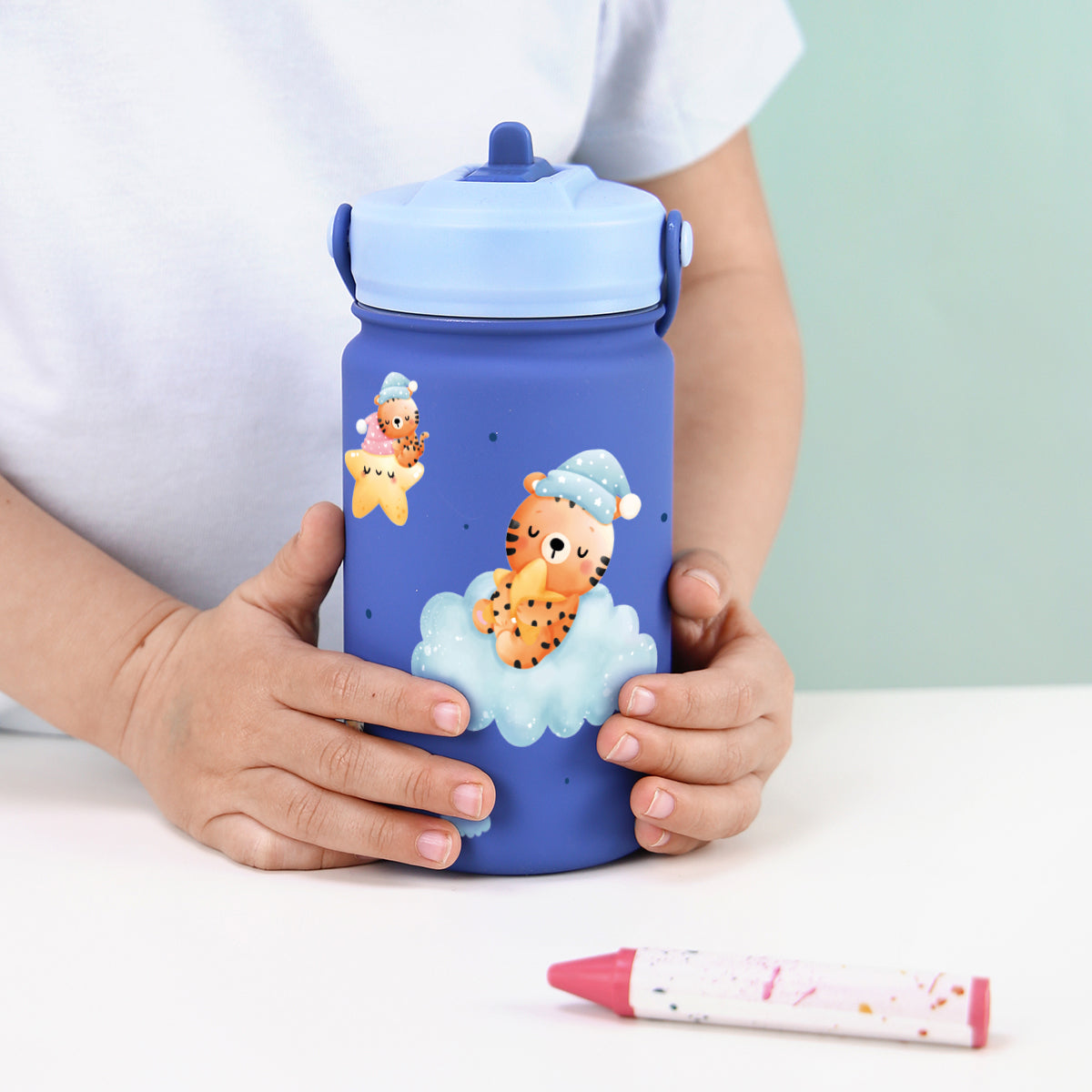 Botella Térmica de Acero Inoxidable con Adaptador Infantil – Sweet Dreams | Aurea Kids