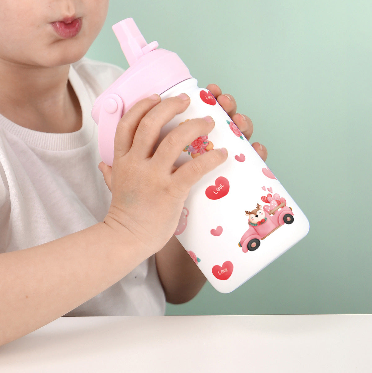 Botella infantil de acero inoxidable - Lovely Travellers