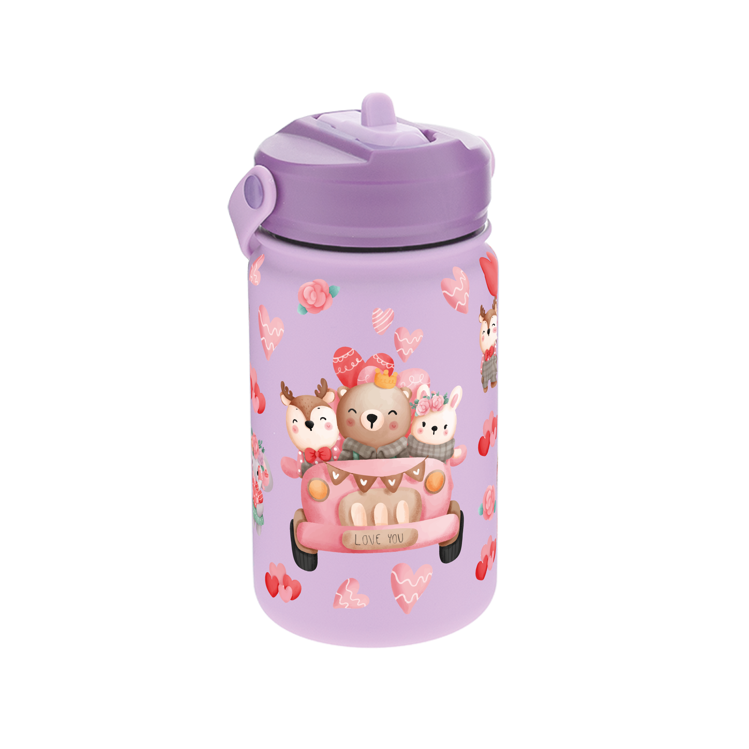 Botella Térmica de Acero Inoxidable con Adaptador Infantil – Lovely Travellers | Aurea Kids