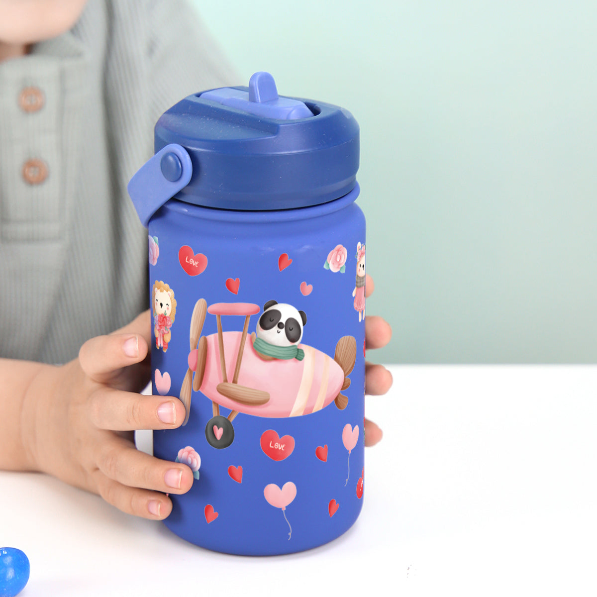 Botella infantil de acero inoxidable - Lovely Travellers