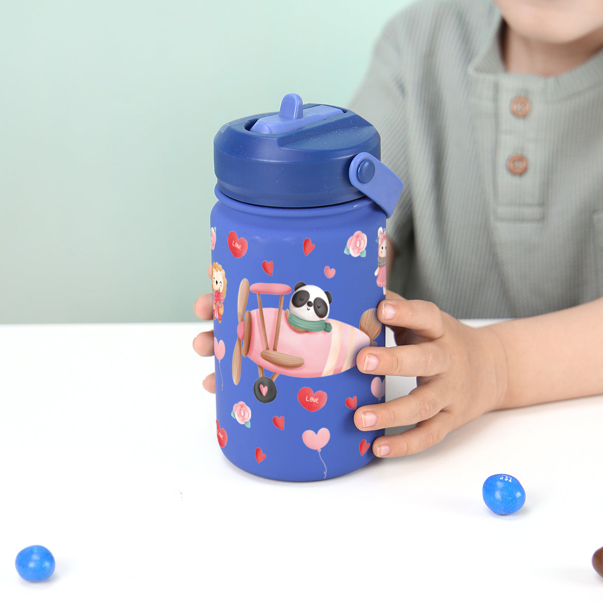 Botella infantil de acero inoxidable - Lovely Travellers