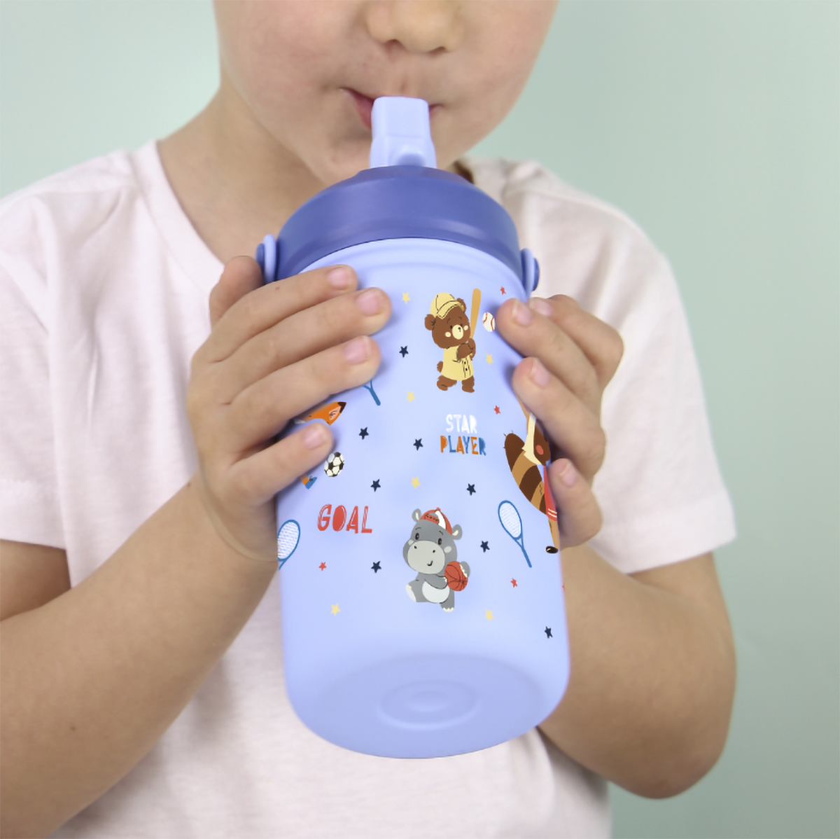 Botella infantil de acero inoxidable - Star Players