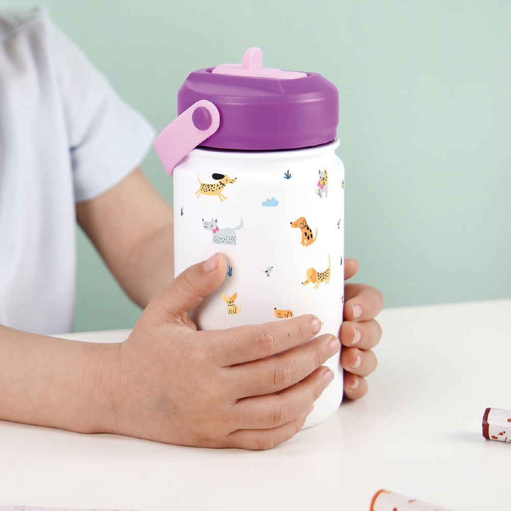 Botella infantil de acero inoxidable - Chic Paws