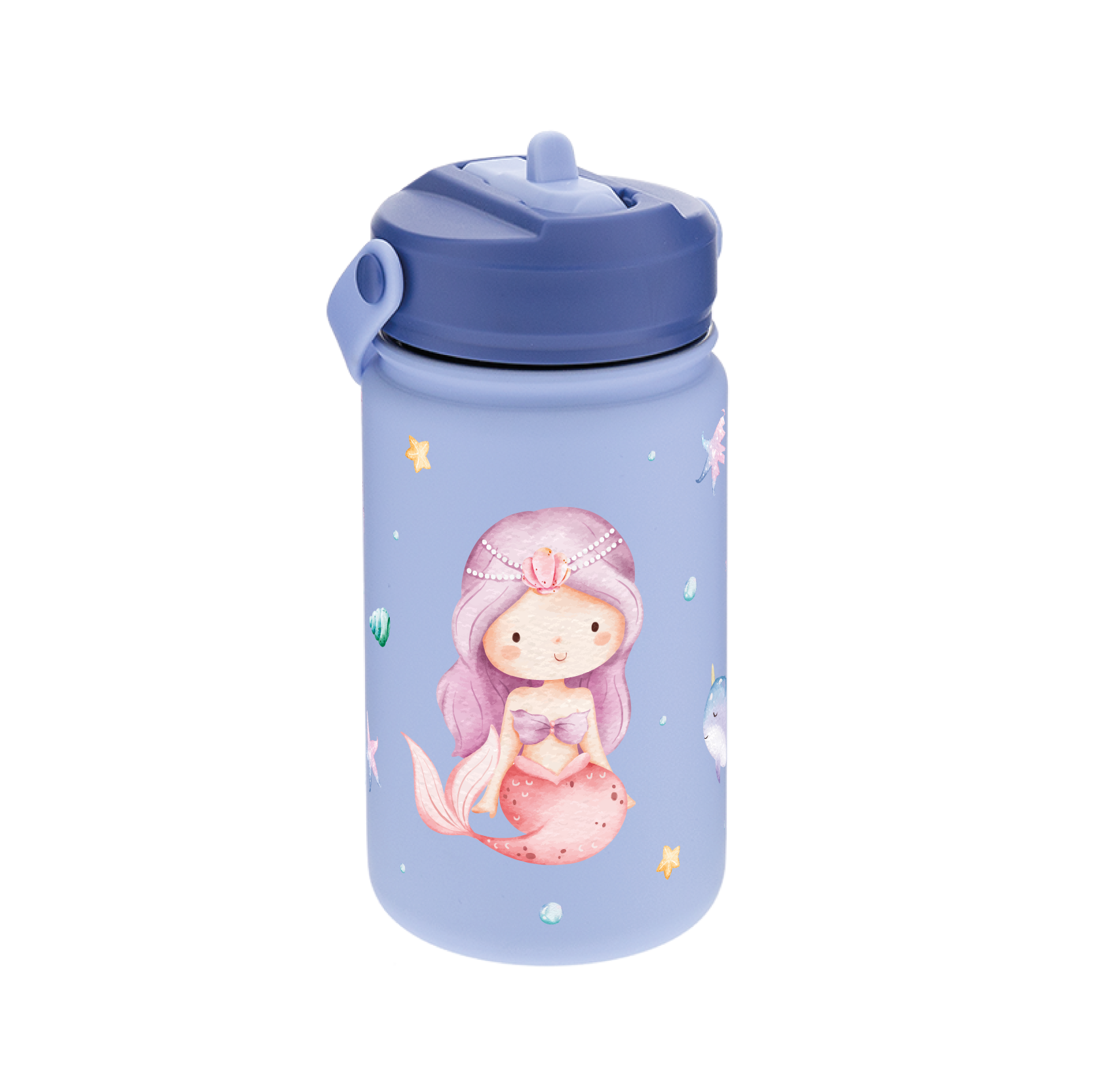 Botella Térmica de Acero Inoxidable con Adaptador Infantil – Sea Princess | Aurea Kids