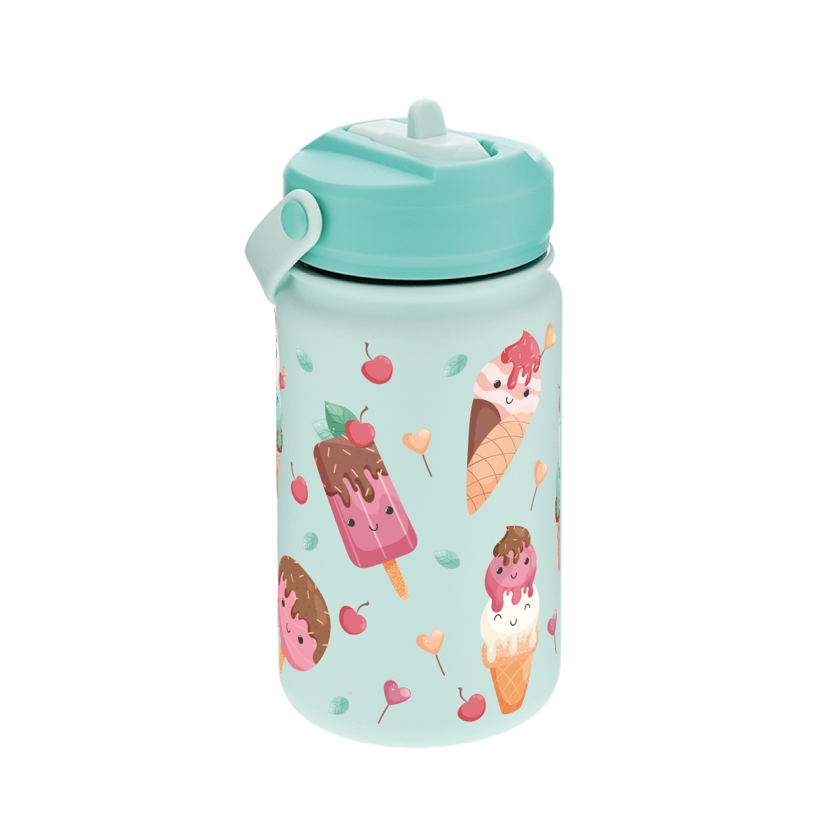 Botella Térmica de Acero Inoxidable con Adaptador Infantil – Yummy Summer | Aurea Kids