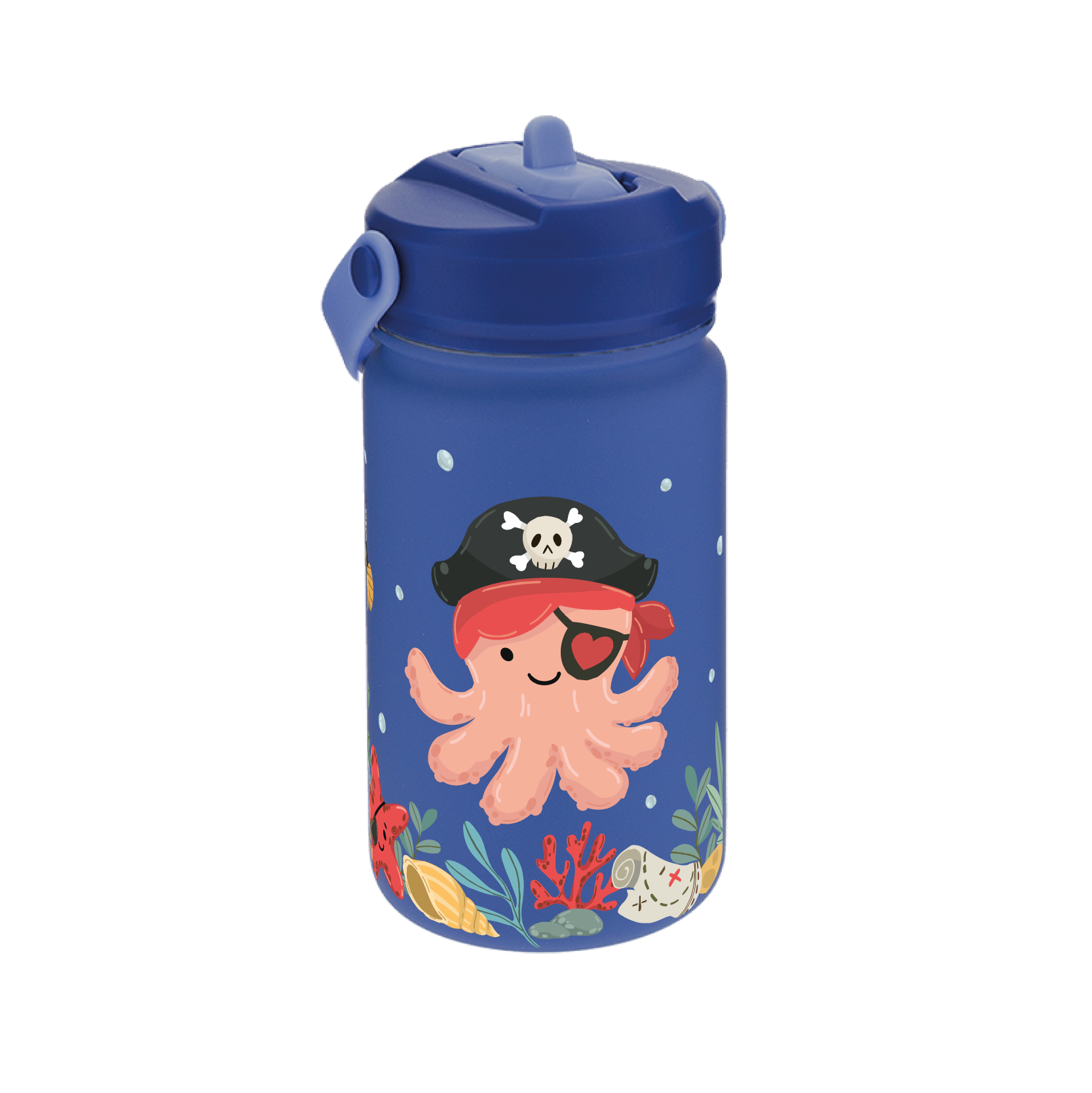 Botella Térmica de Acero Inoxidable con Adaptador Infantil – Sea Explorers | Aurea Kids
