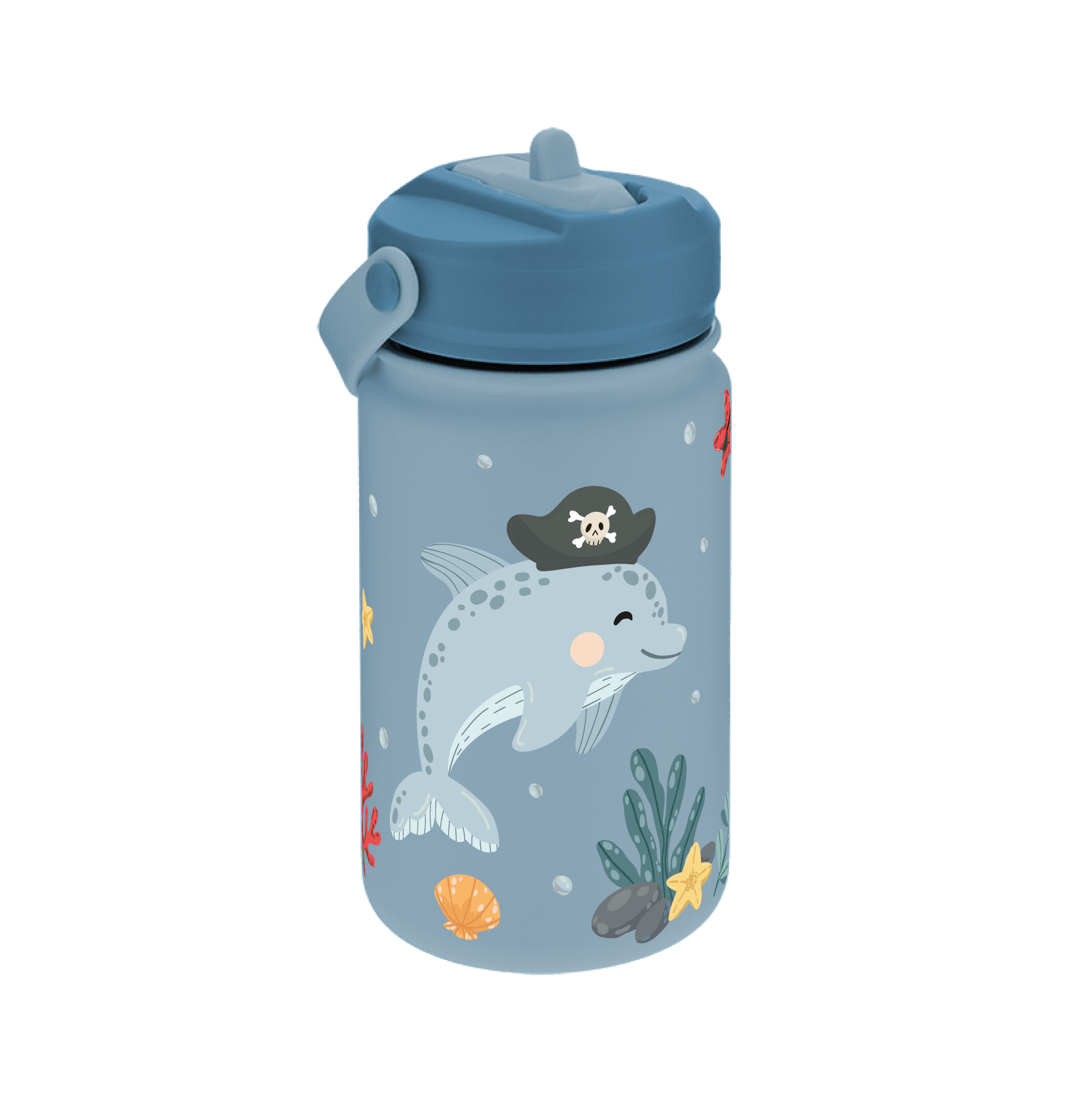Botella Térmica de Acero Inoxidable con Adaptador Infantil – Sea Explorers | Aurea Kids
