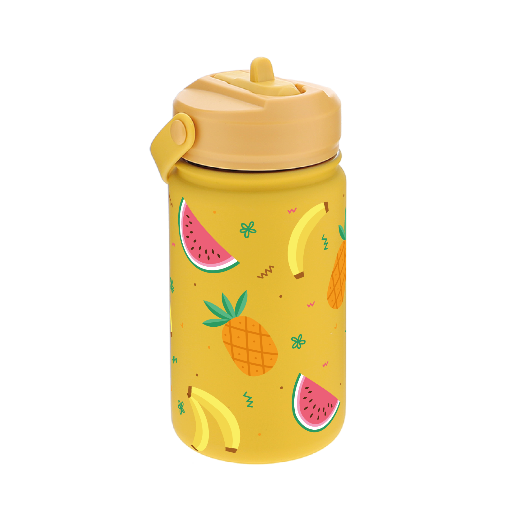 Botella Térmica de Acero Inoxidable con Adaptador Infantil – Tutti Frutti | Aurea Kids