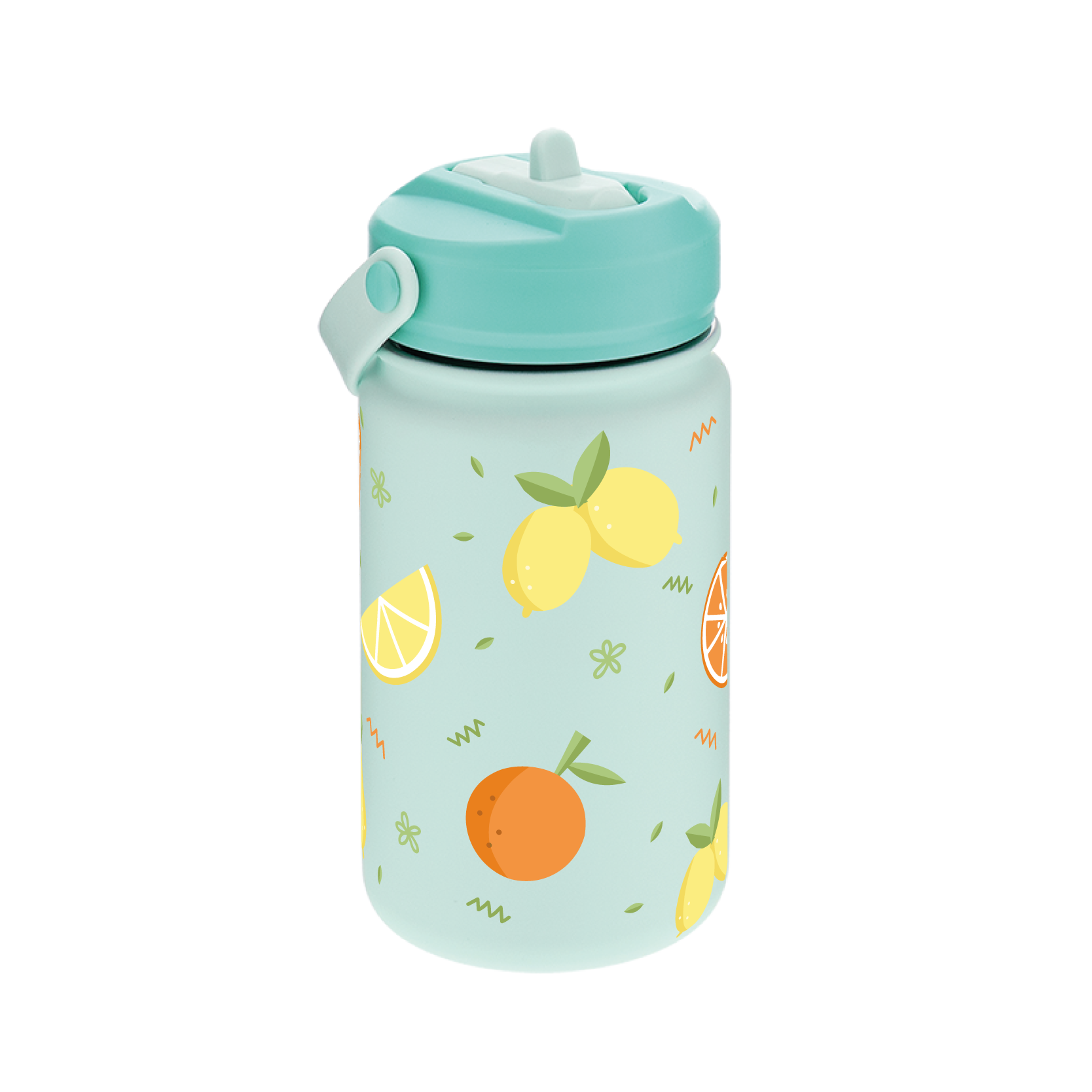 Botella Térmica de Acero Inoxidable con Adaptador Infantil – Tutti Frutti | Aurea Kids