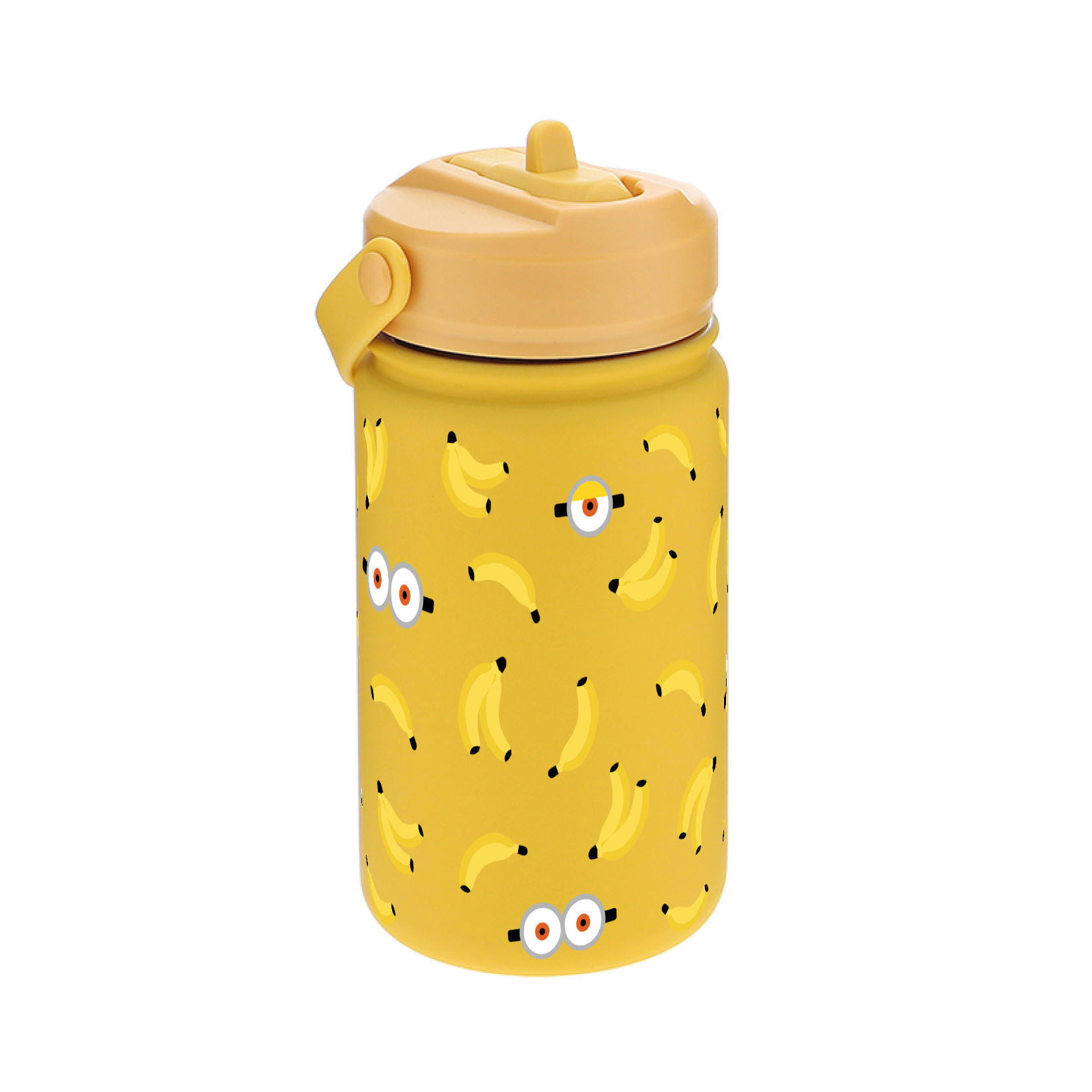 Botella Térmica de Acero Inoxidable con Adaptador Infantil – Yellow Gang | Aurea Kids