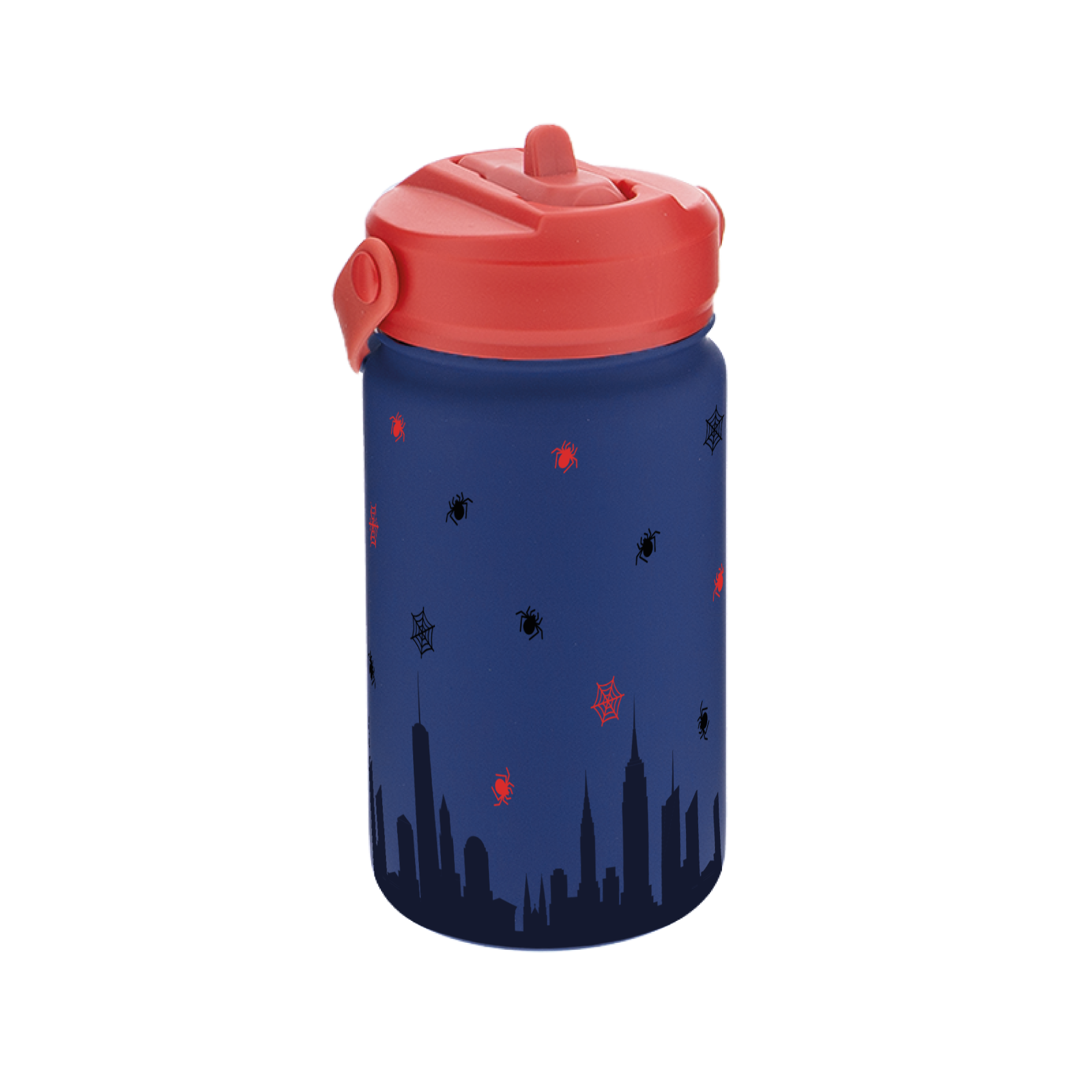 Botella Térmica de Acero Inoxidable con Adaptador Infantil – Spider Hero | Aurea Kids