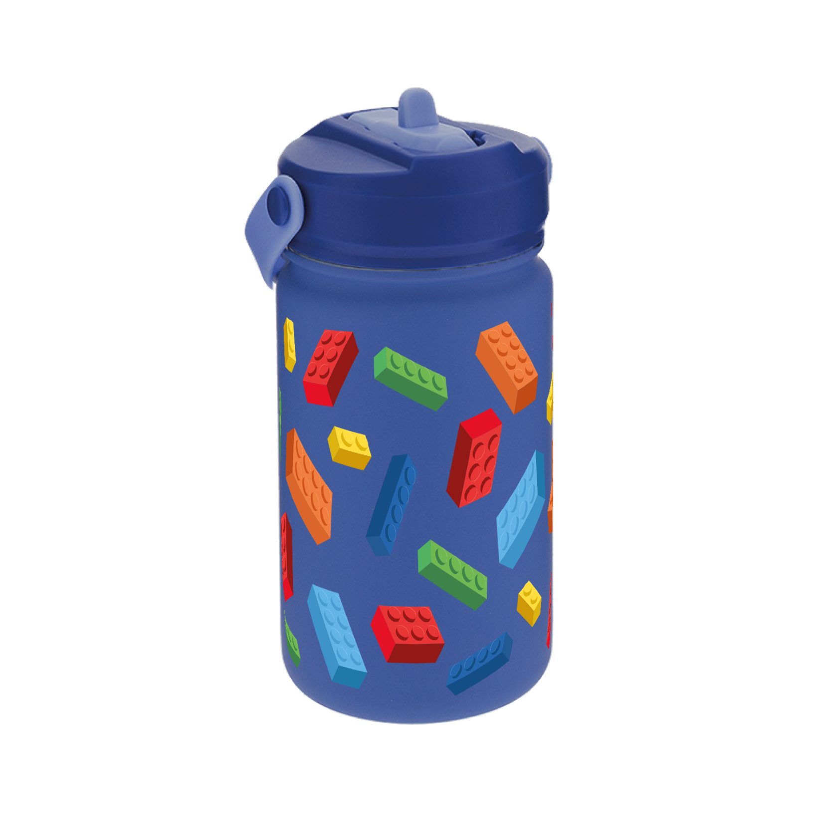 Botella Térmica de Acero Inoxidable con Adaptador Infantil – Block Build | Aurea Kids