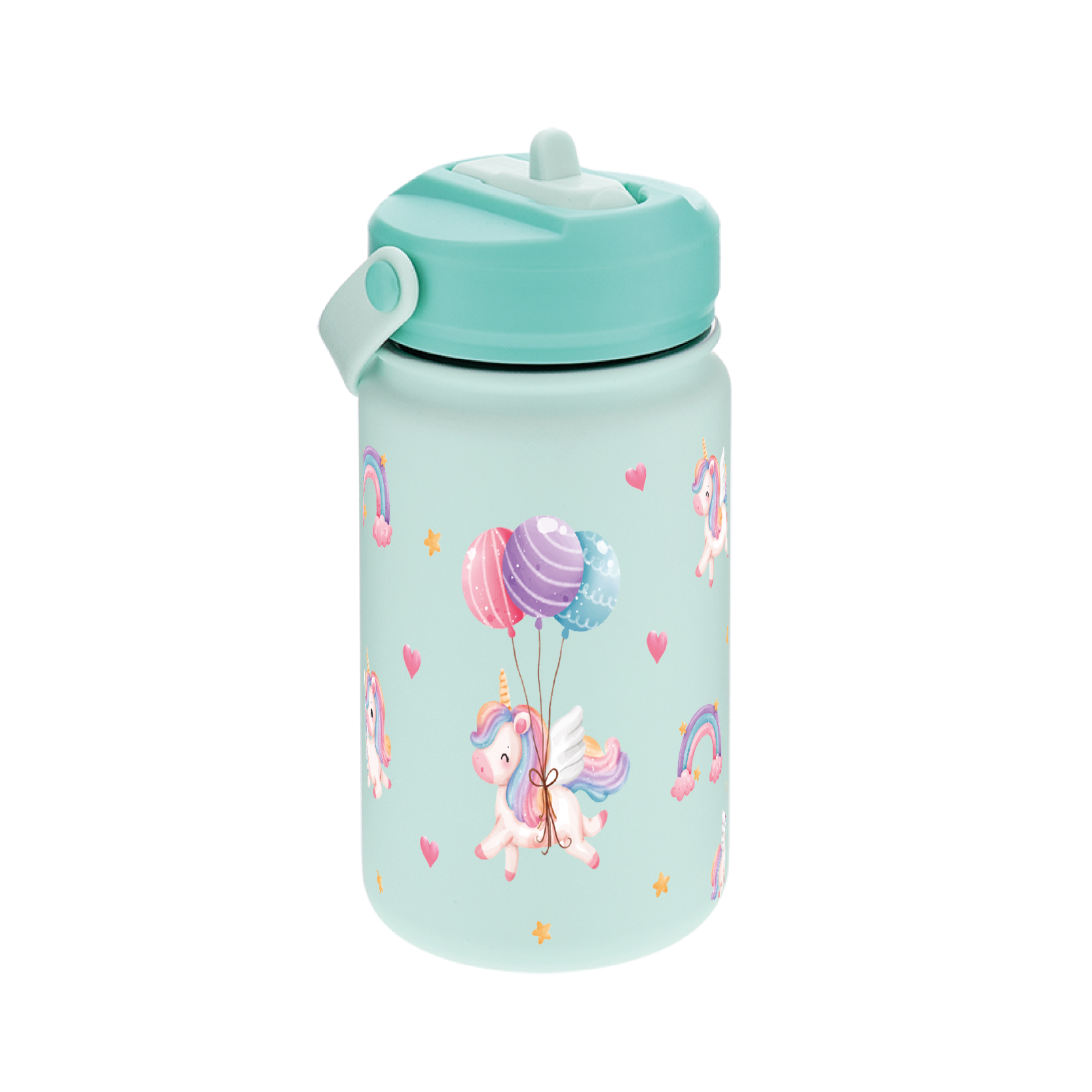 Botella Térmica de Acero Inoxidable con Adaptador Infantil – Magic Unicorn | Aurea Kids