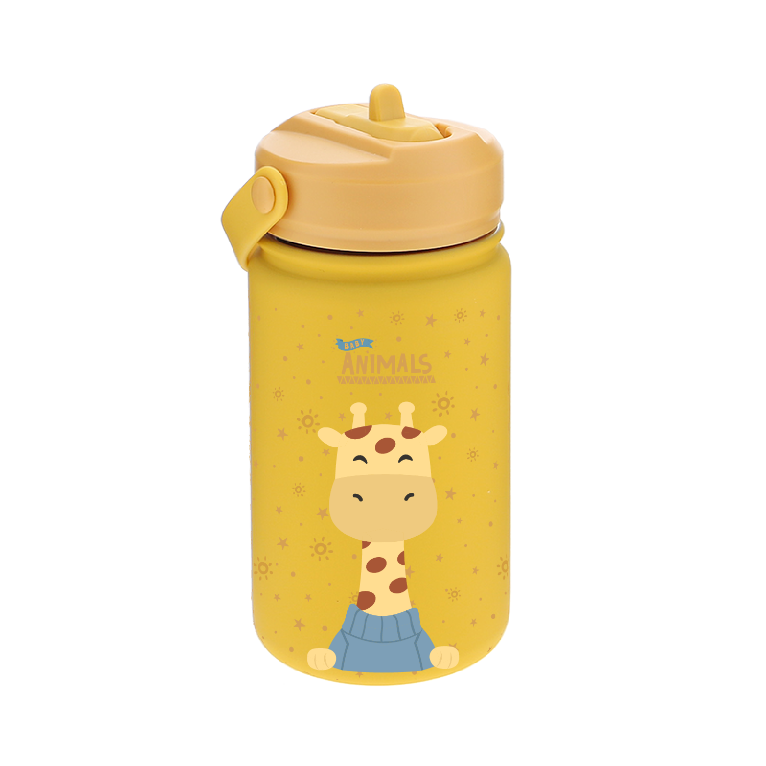 Botella Acero Inoxidable 330ml Adaptador Infantil - 3D Animals