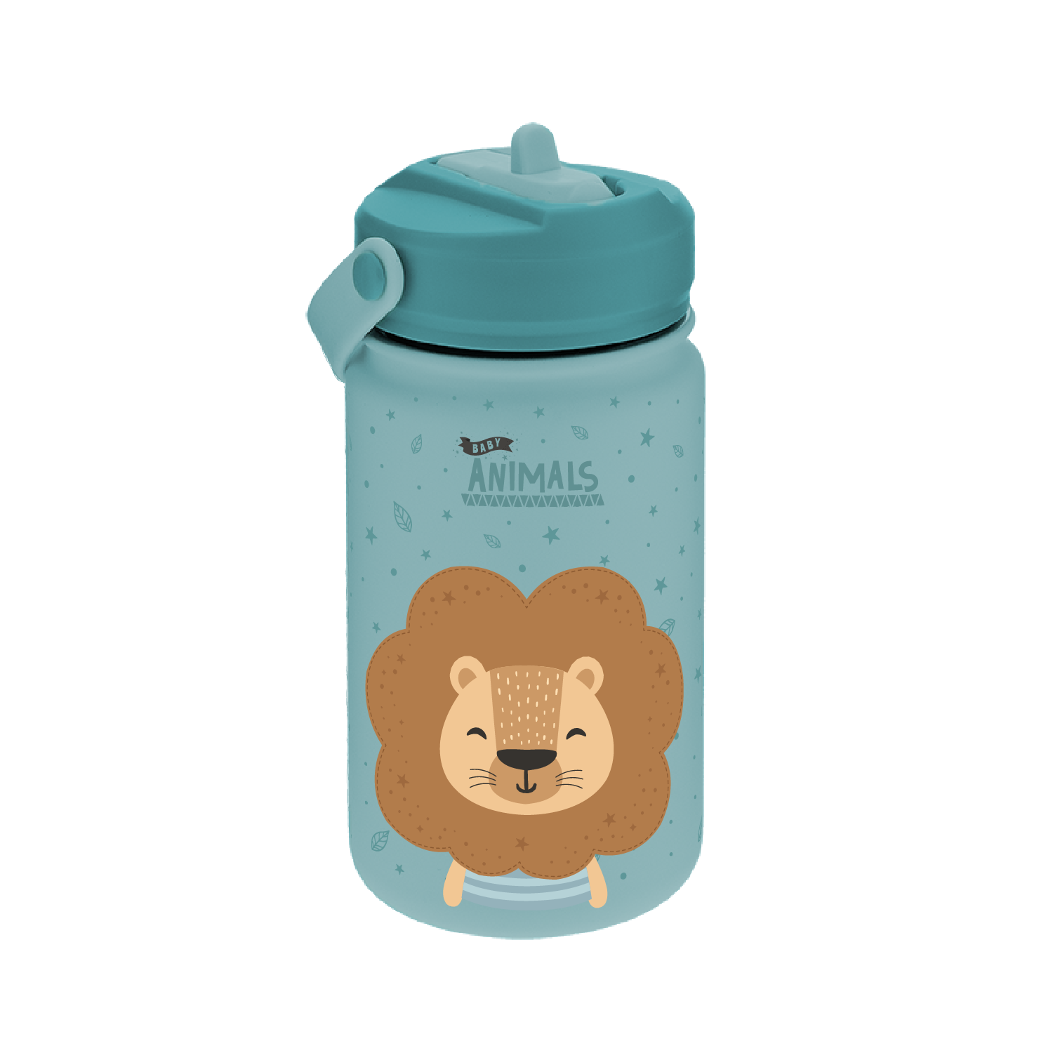 Botella Térmica de Acero Inoxidable con Adaptador Infantil – 3D Animals | Aurea Kids