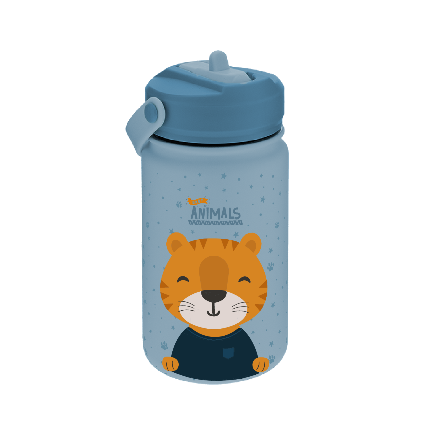 Botella Térmica de Acero Inoxidable con Adaptador Infantil – 3D Animals | Aurea Kids