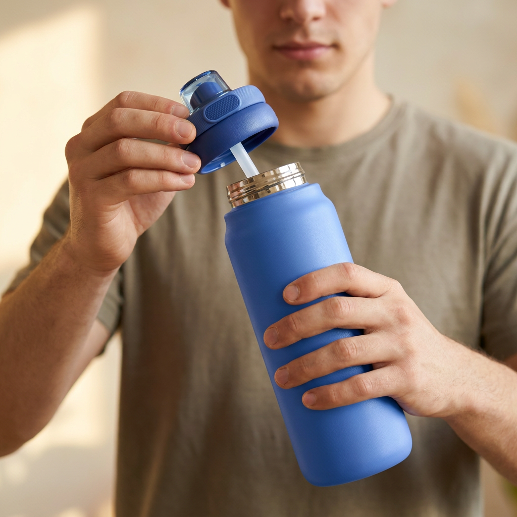 Botella Térmica de Acero Inoxidable Sport – Lisa | Aurea