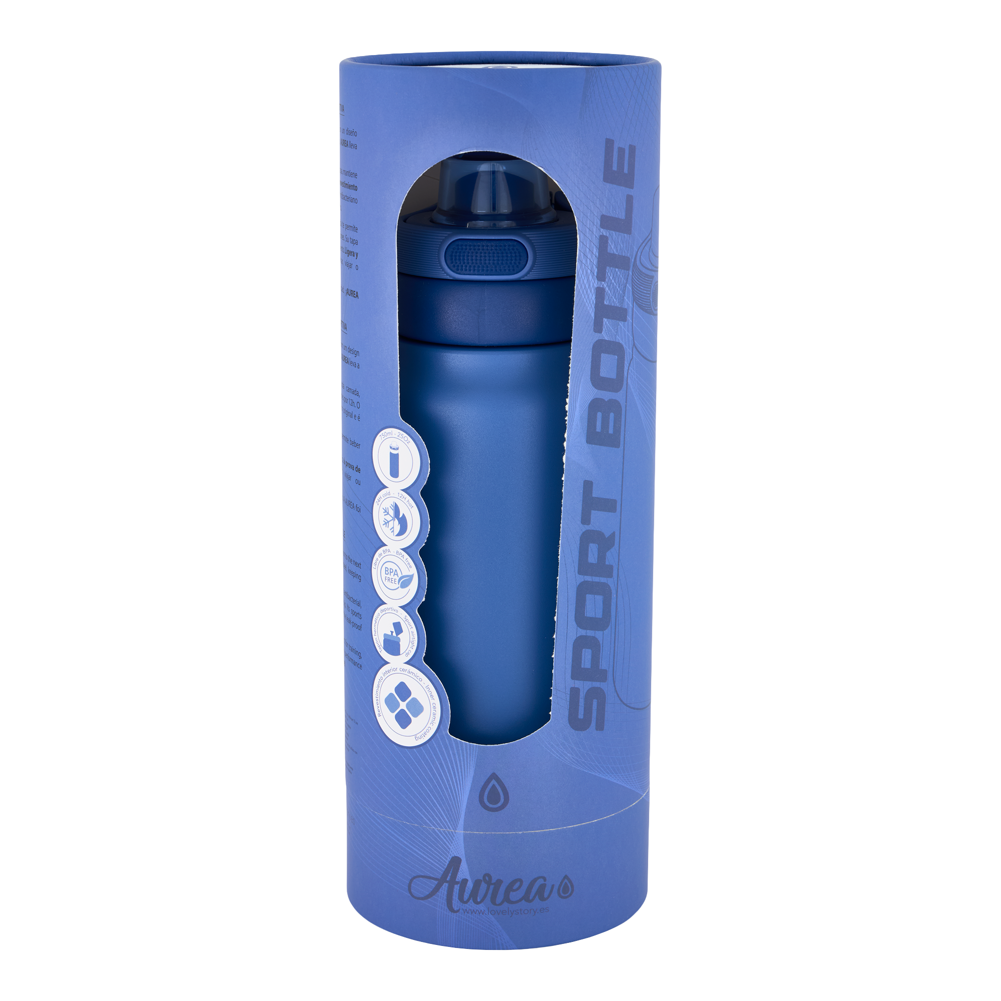 Botella Térmica de Acero Inoxidable Sport – Lisa | Aurea