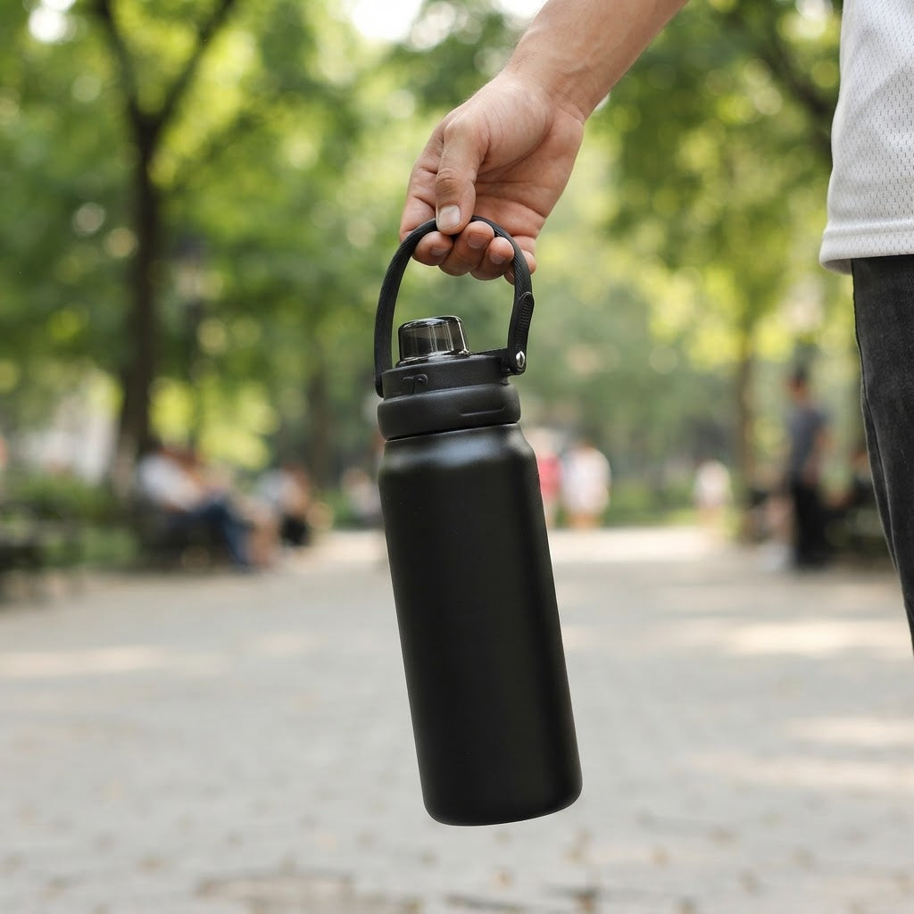 Botella Térmica de Acero Inoxidable Sport – Lisa | Aurea
