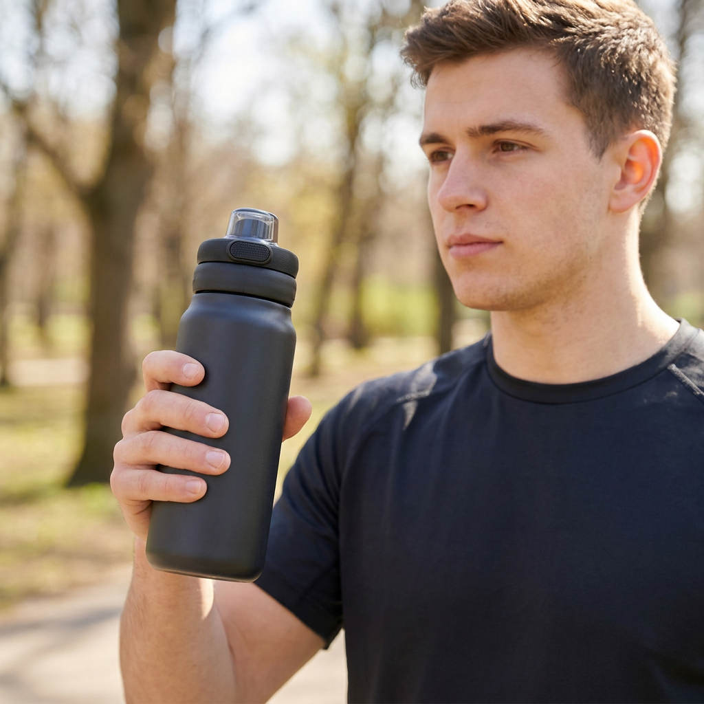 Botella Térmica de Acero Inoxidable Sport – Lisa | Aurea