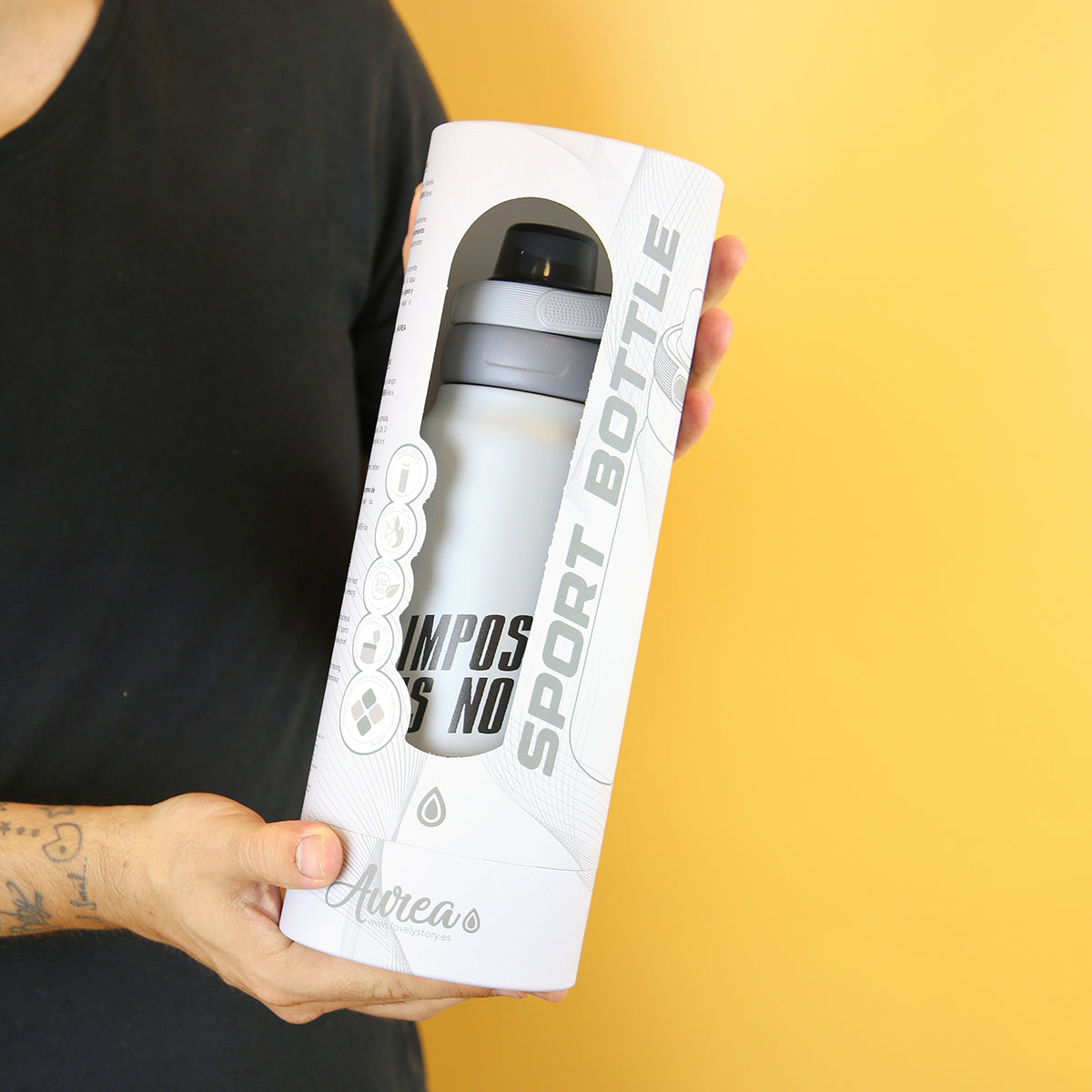 Botella Aurea Sport - Impossible is Nothing