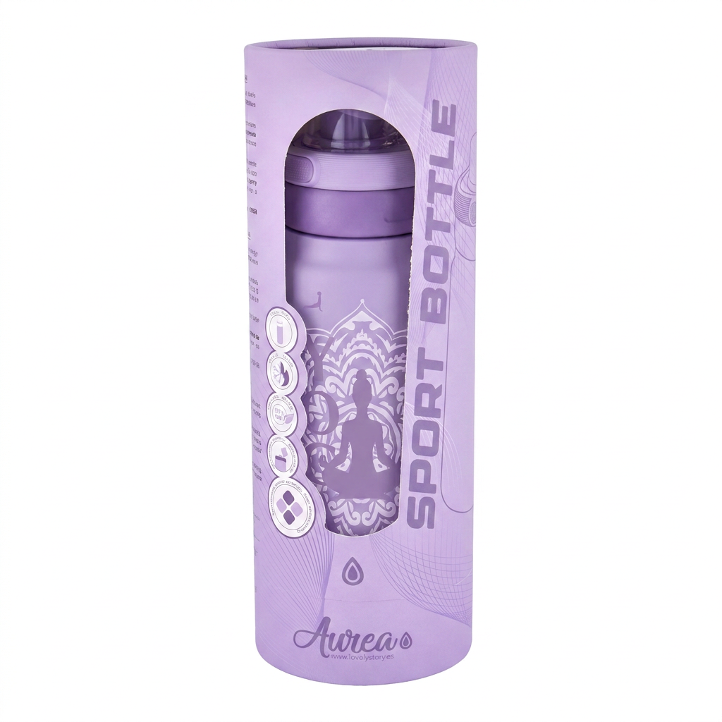 Botella Térmica de Acero Inoxidable Sport – Yoga Zone | Aurea