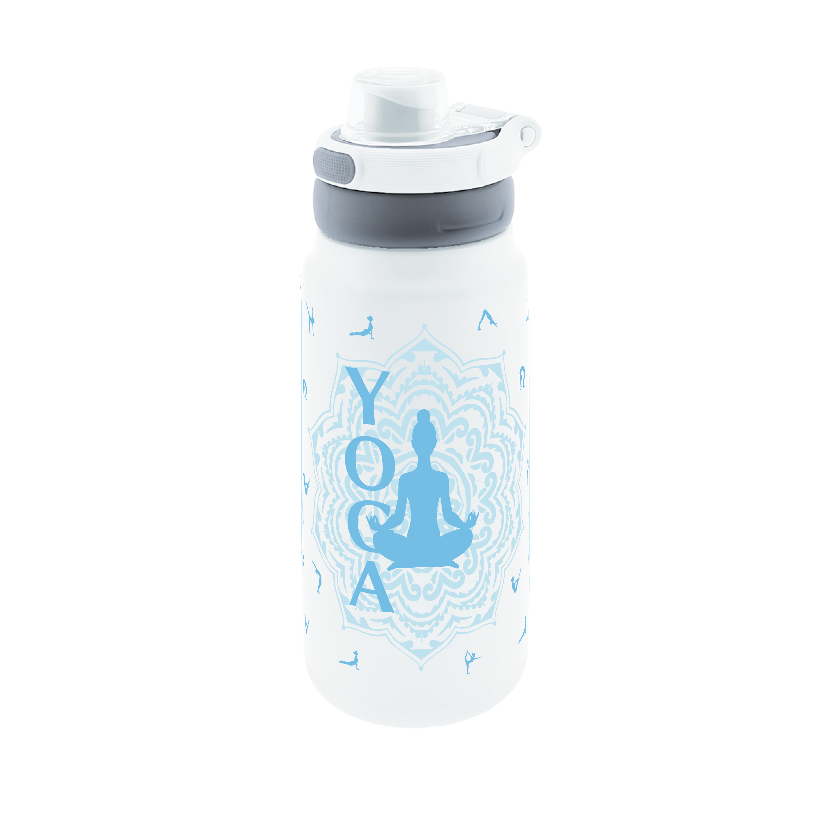Botella Térmica de Acero Inoxidable Sport – Yoga Zone | Aurea