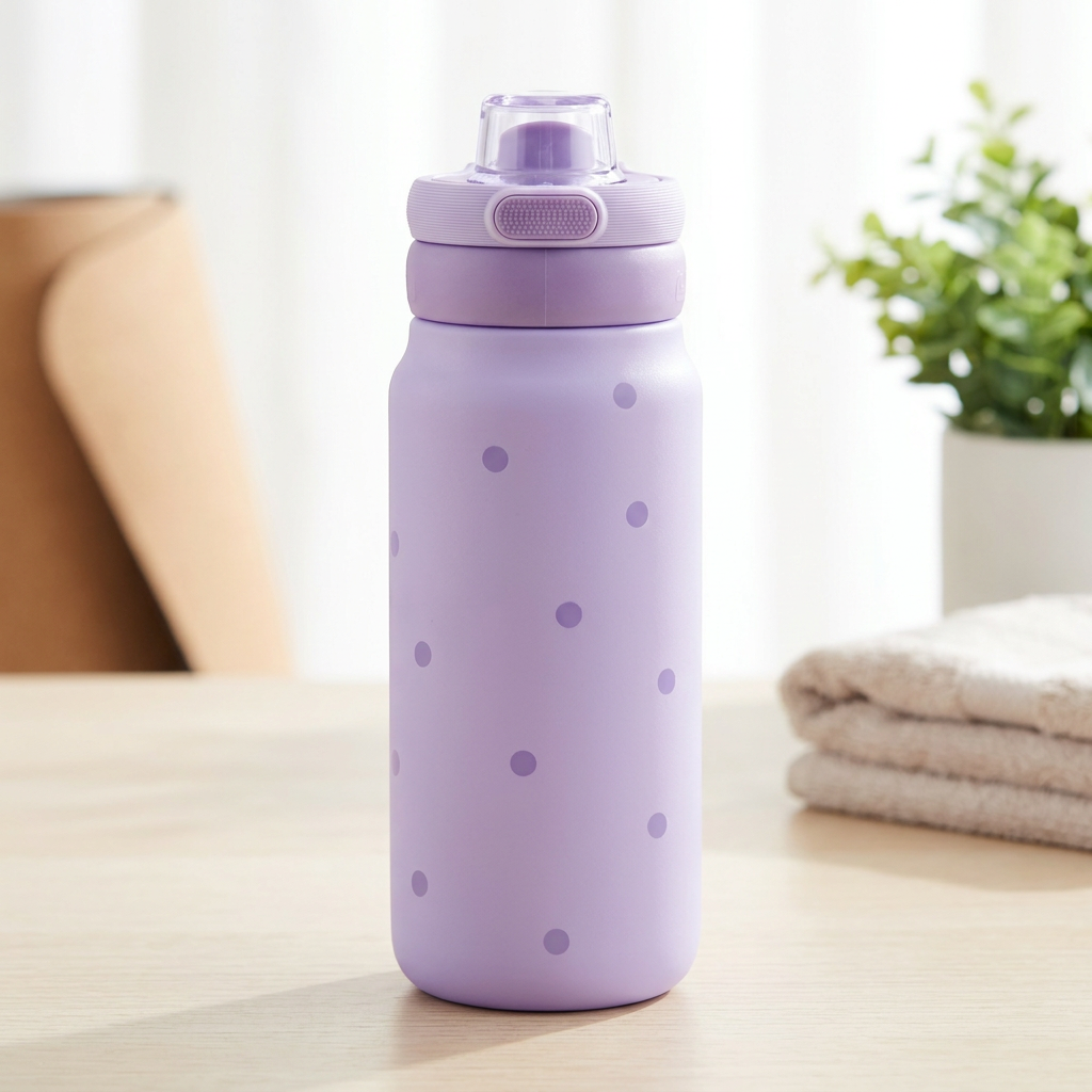 Botella Térmica de Acero Inoxidable Sport – Pastel Dots | Aurea