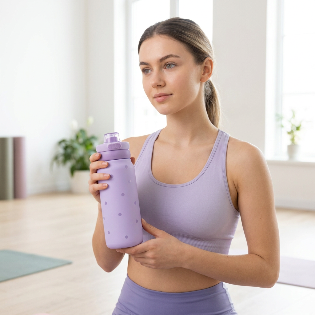 Botella Térmica de Acero Inoxidable Sport – Pastel Dots | Aurea