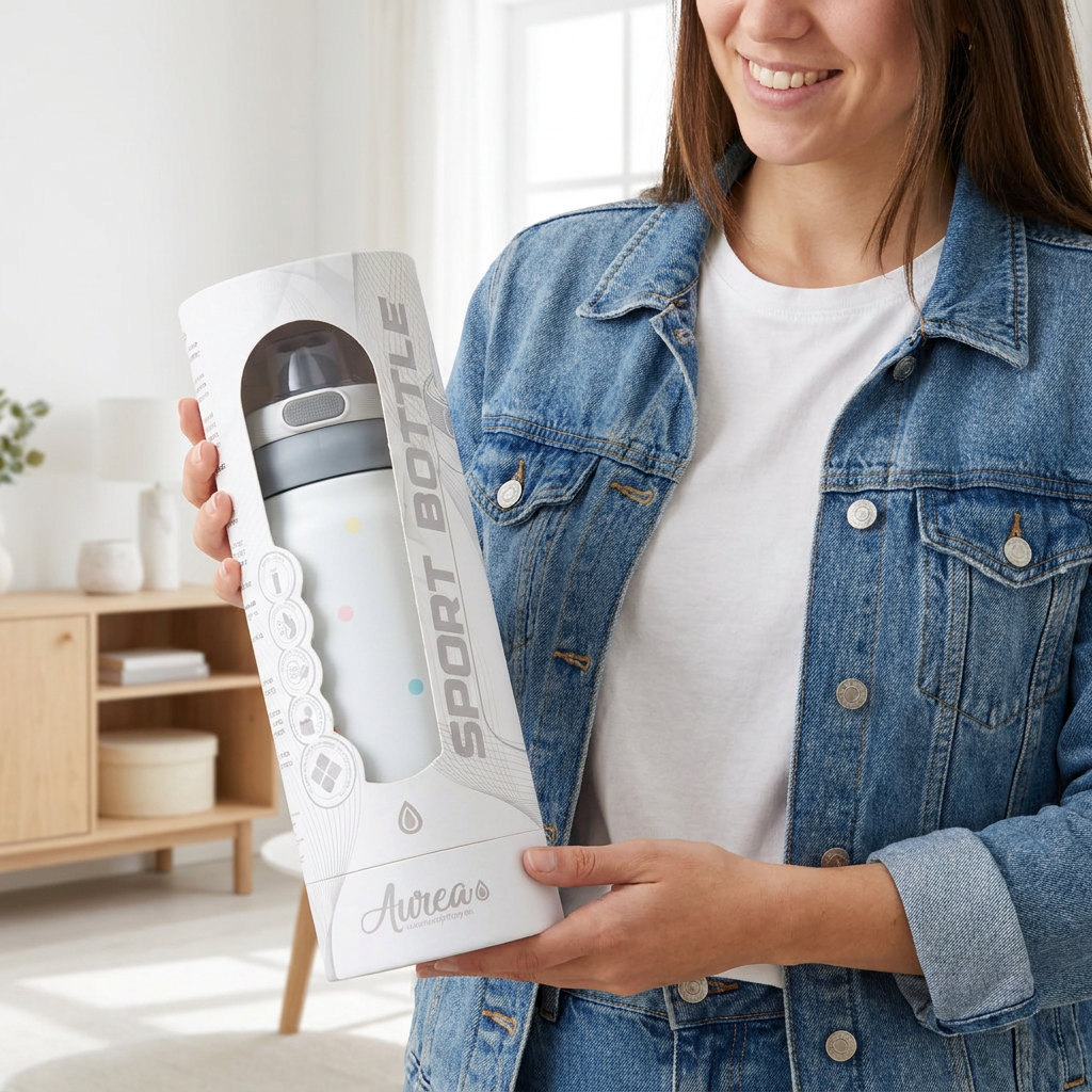 Botella Térmica de Acero Inoxidable Sport – Pastel Dots | Aurea