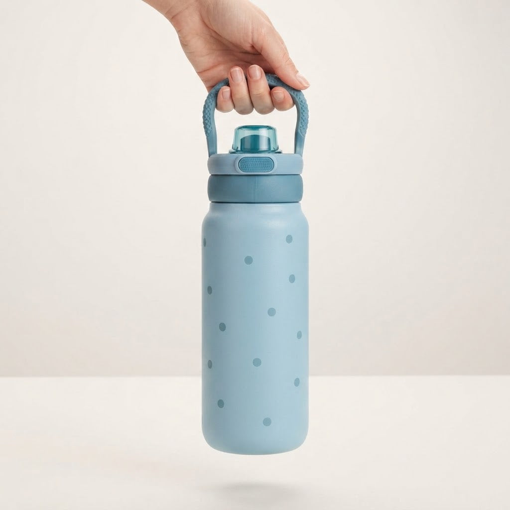 Botella Térmica de Acero Inoxidable Sport – Pastel Dots | Aurea